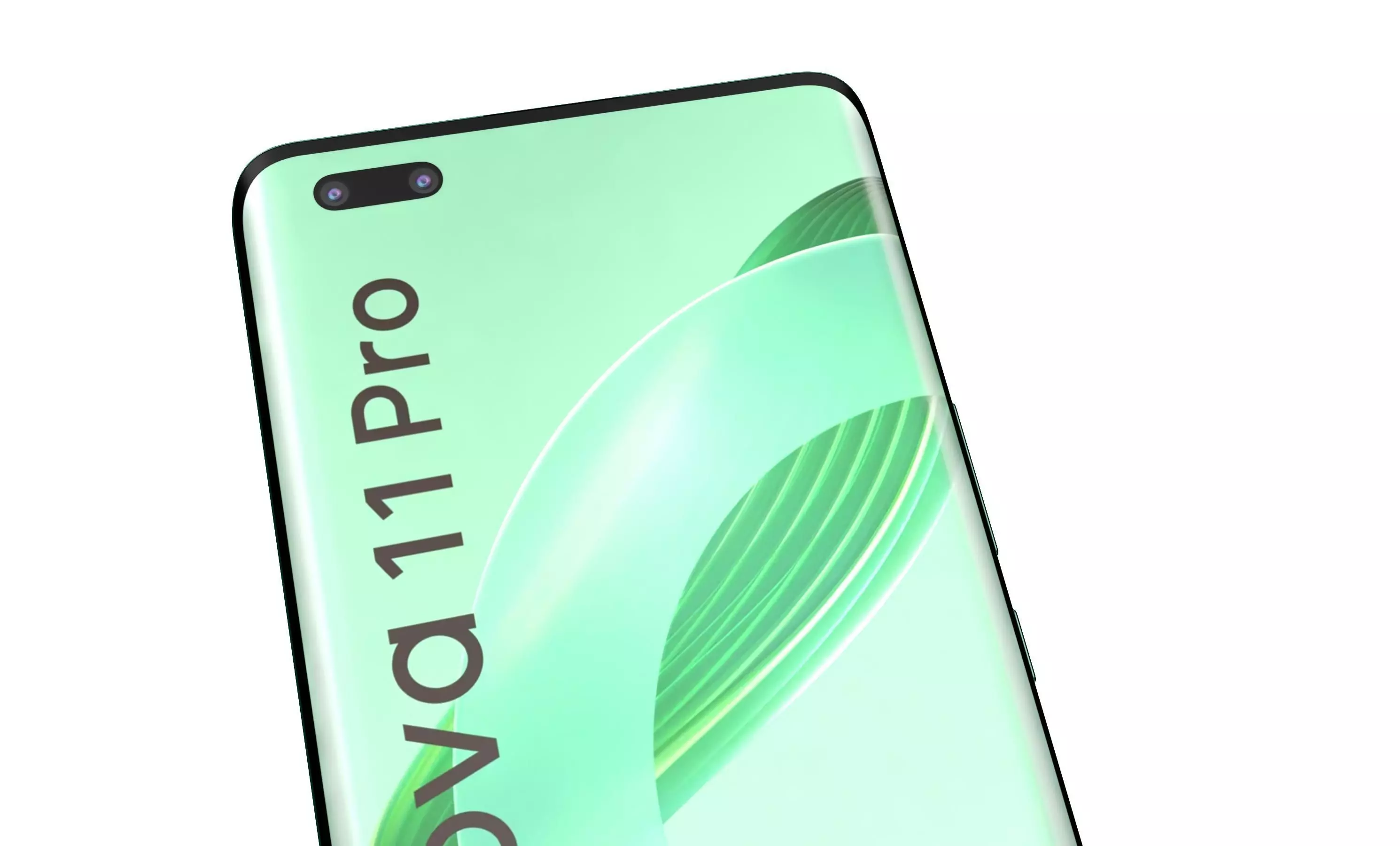 Huawei nova 11 Pro Green High Poly 3D model_17