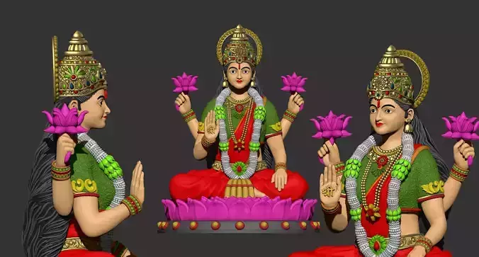 laxmi Mata 3d Model
