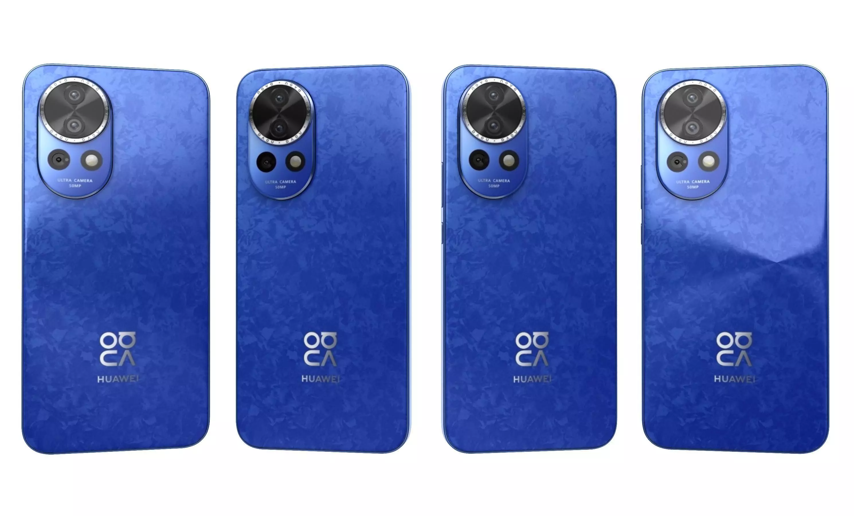 Huawei Nova 12 Blue High Poly 3D model_10