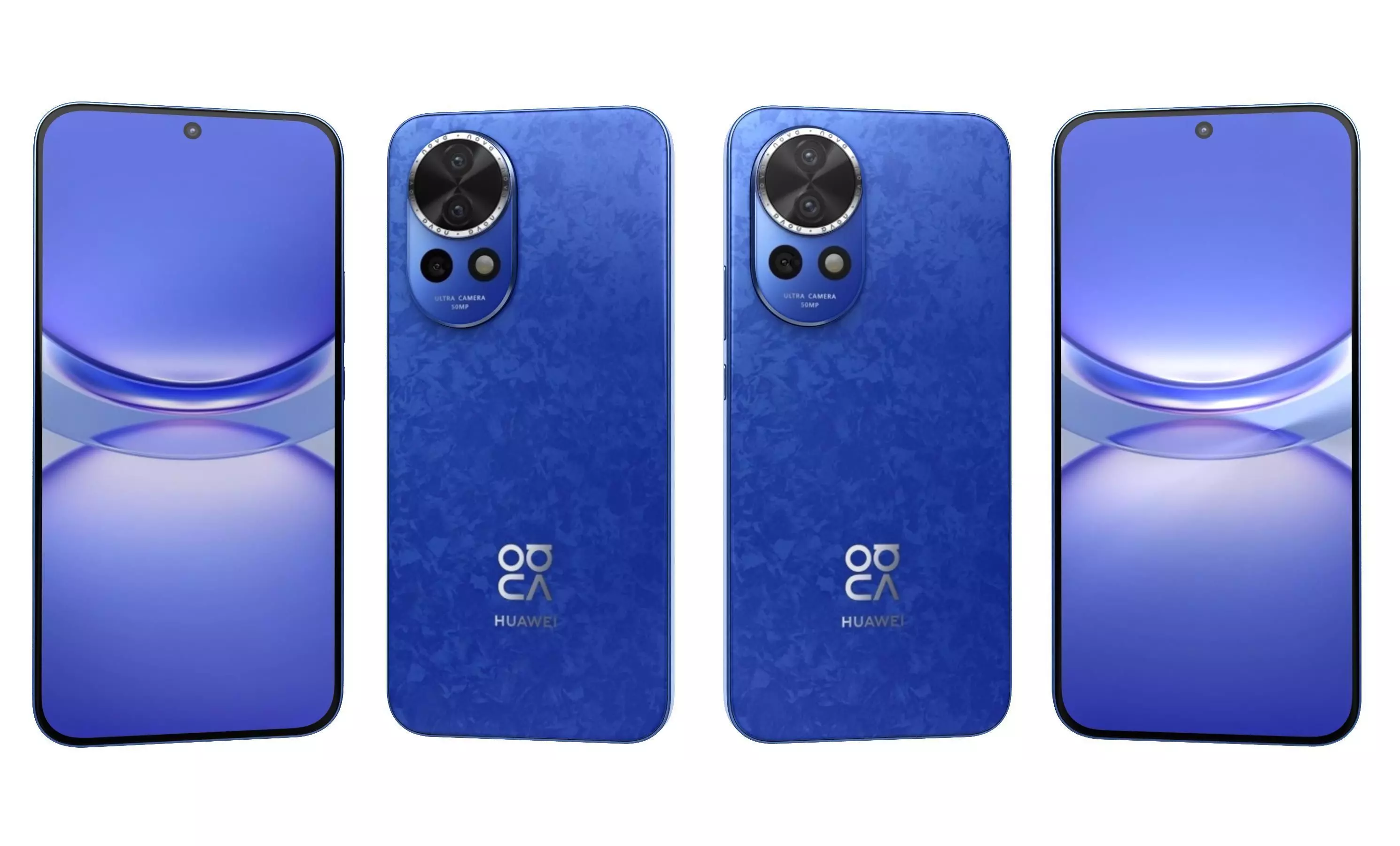 Huawei Nova 12 Blue High Poly 3D model_21