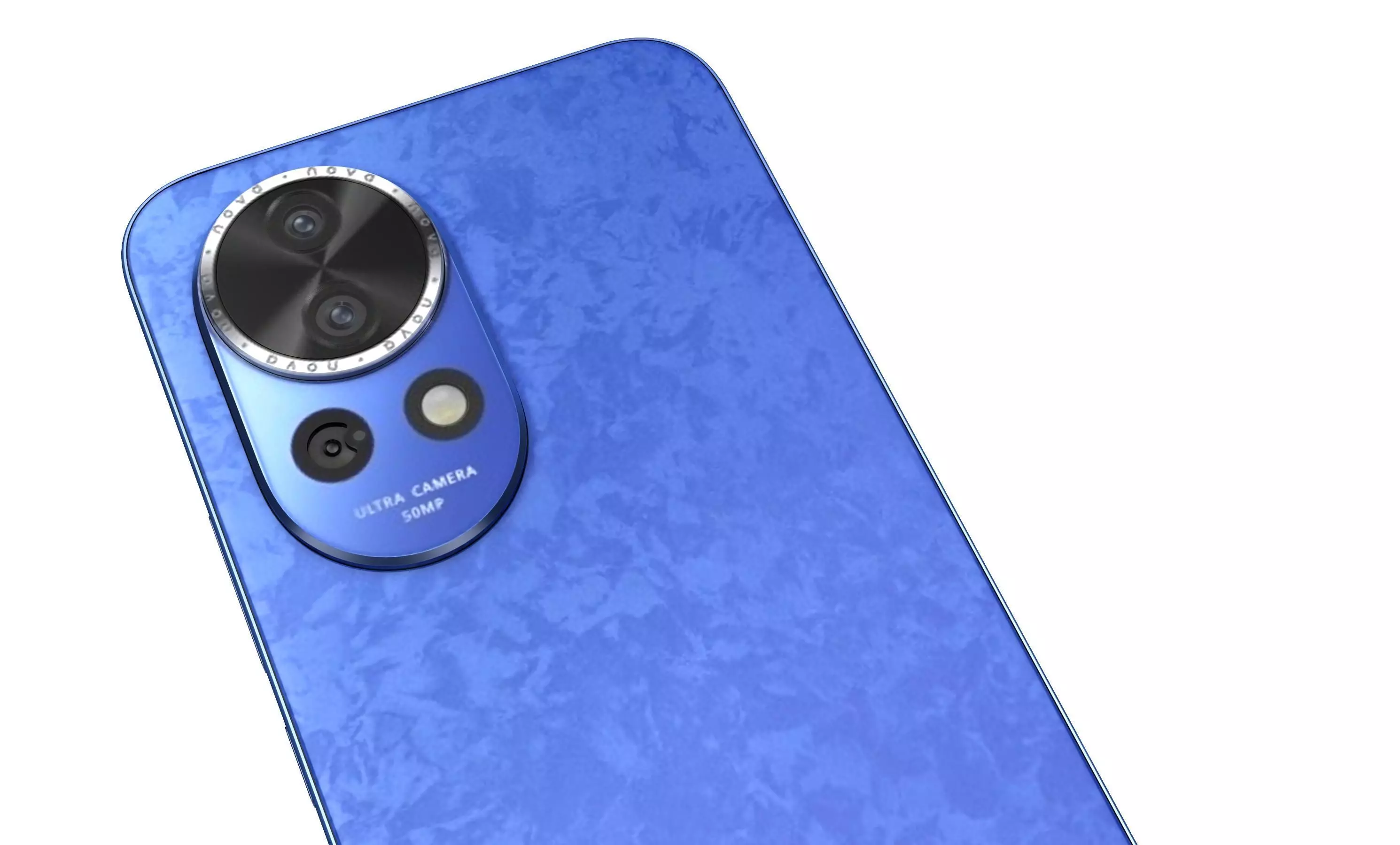 Huawei Nova 12 Blue High Poly 3D model_9