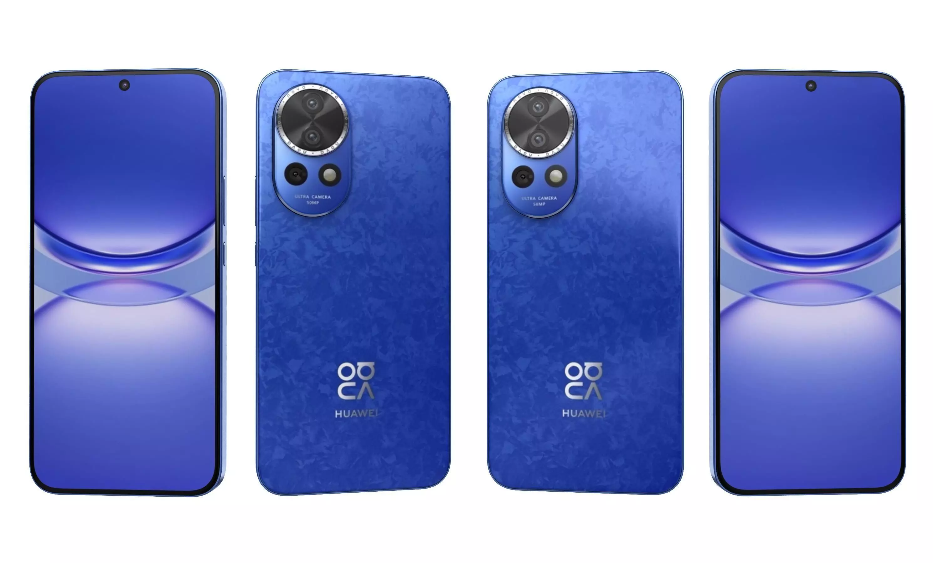 Huawei Nova 12 Blue High Poly 3D model_25