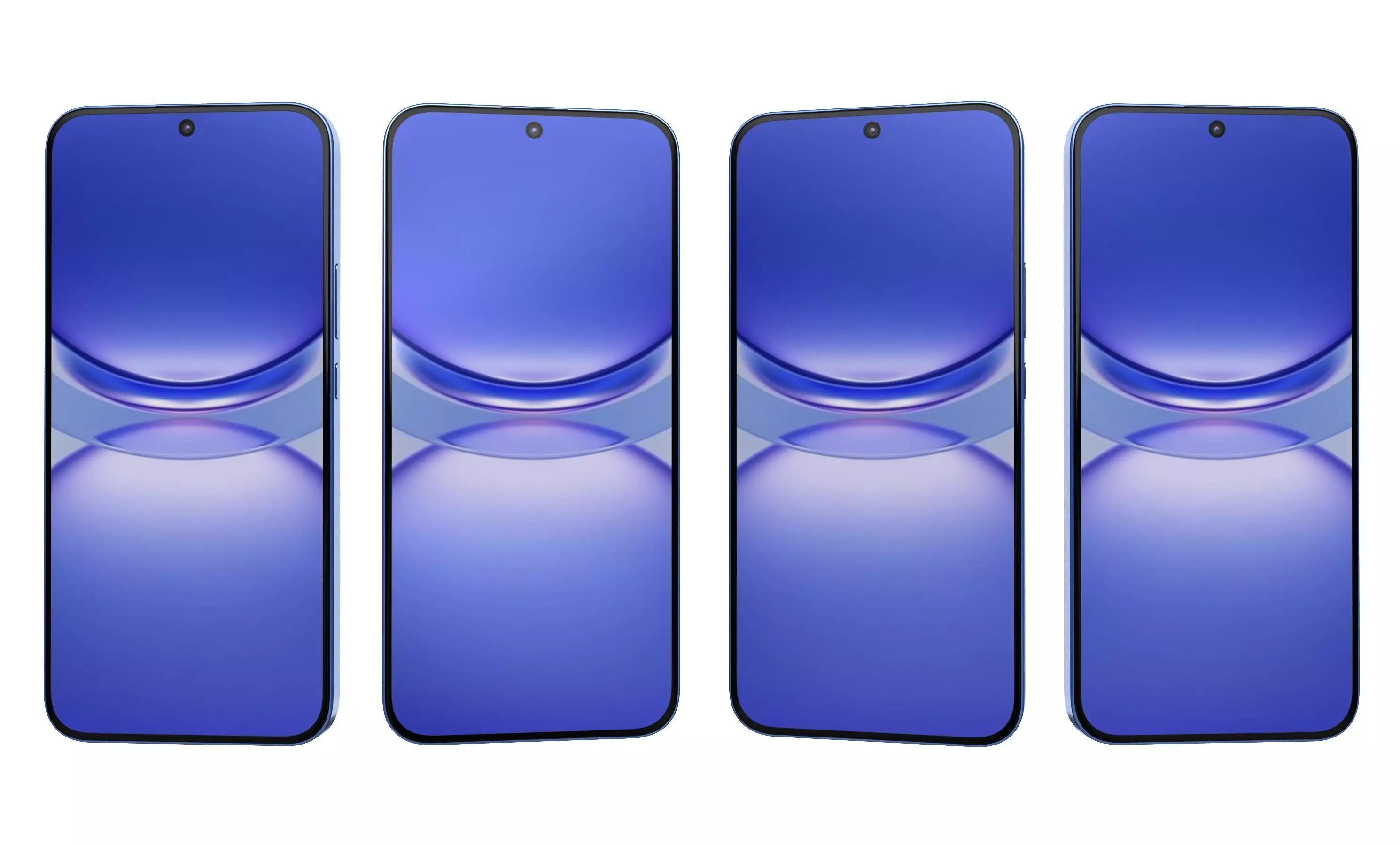 Huawei Nova 12 Blue High Poly 3D model_28