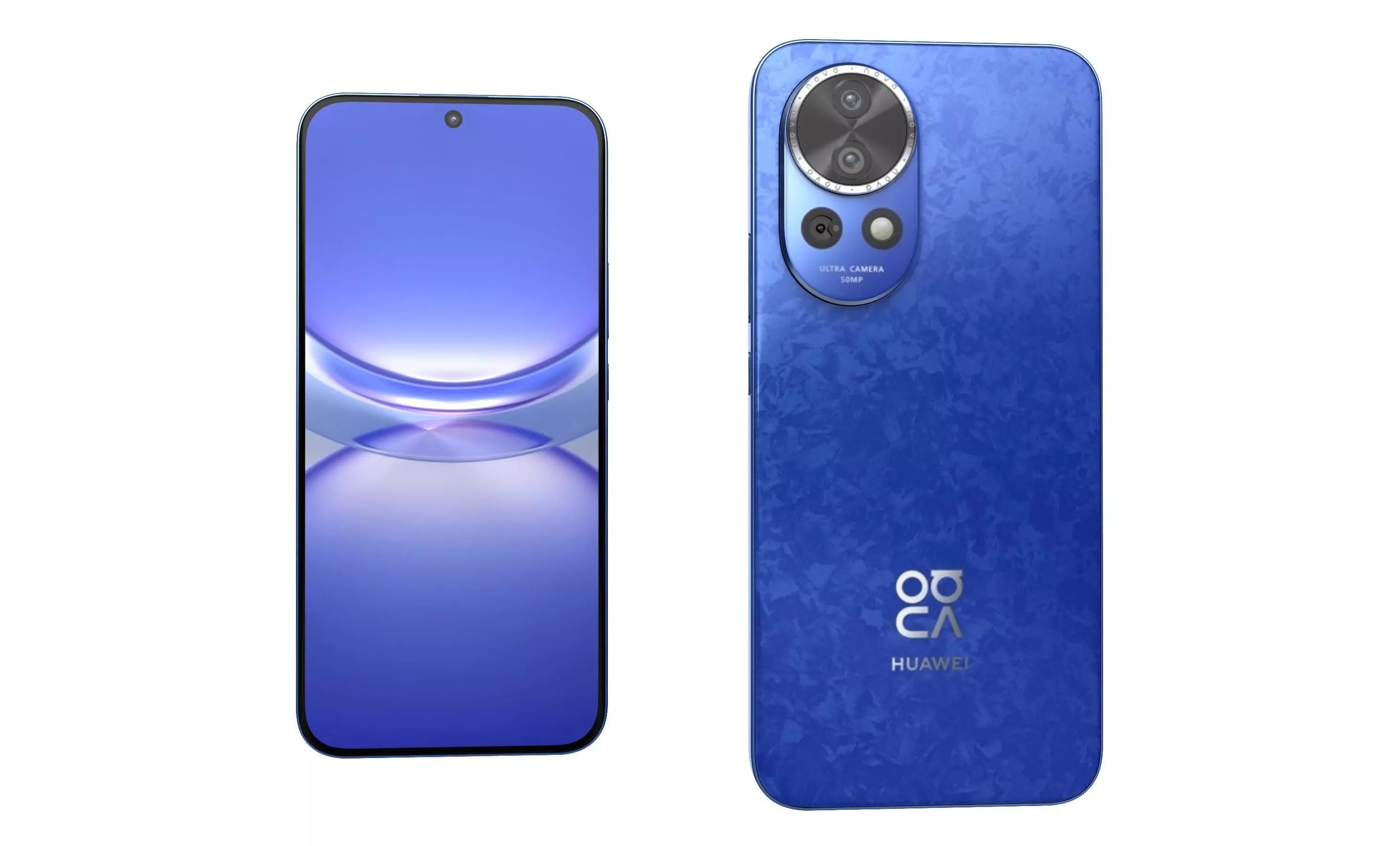 Huawei Nova 12 Blue High Poly 3D model_5