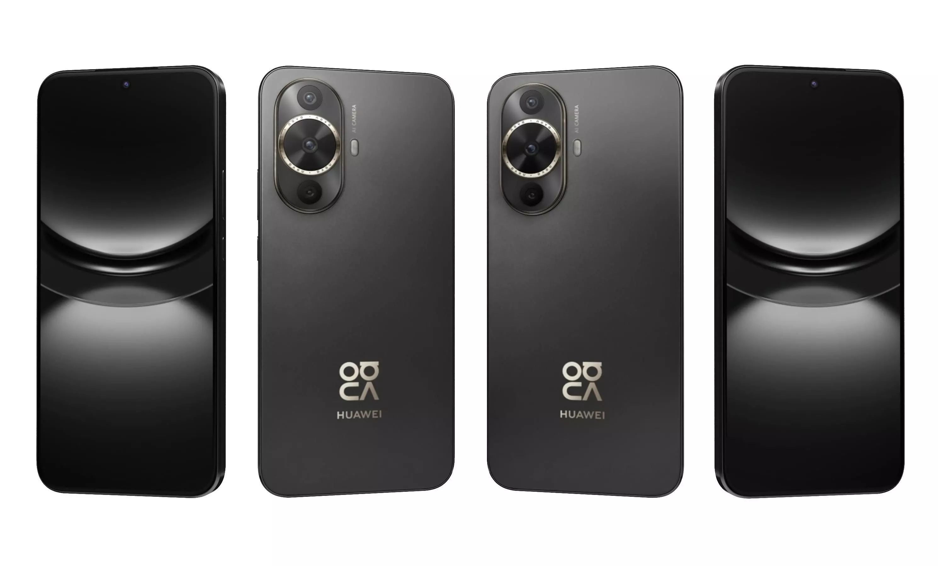 Huawei Nova 12 Lite Black High Poly 3D model_9