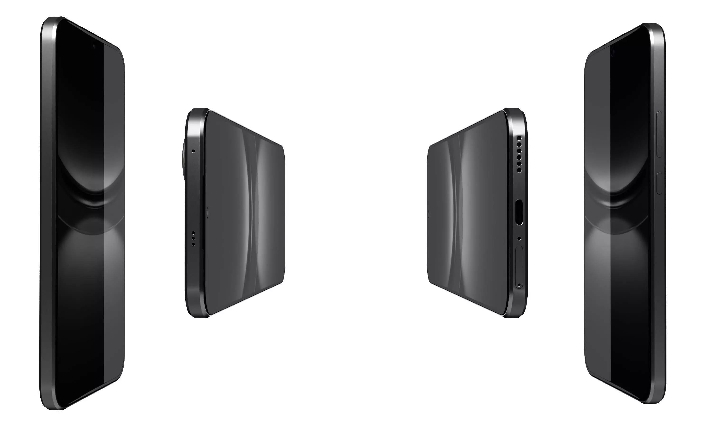 Huawei Nova 12 Lite Black High Poly 3D model_6