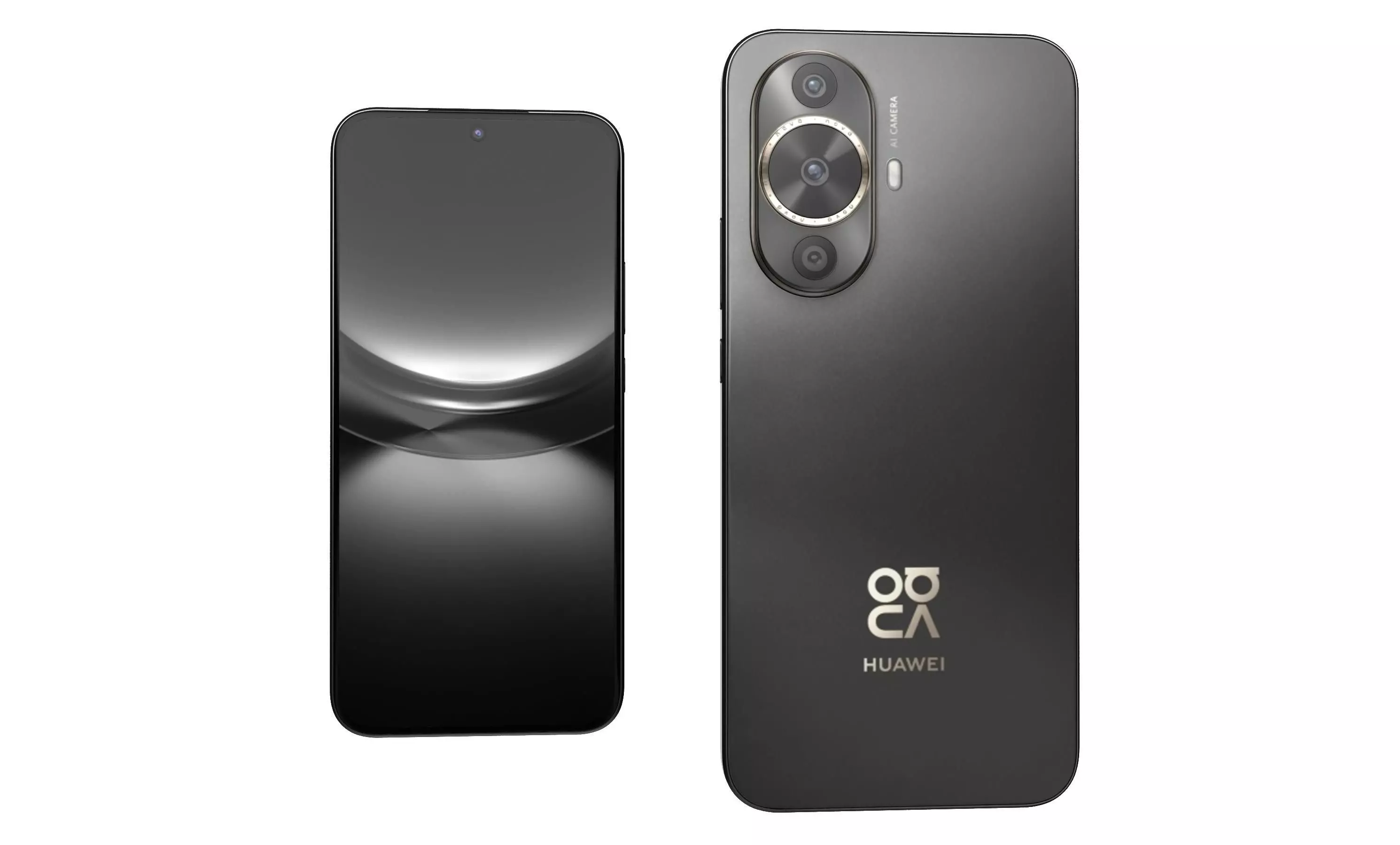 Huawei Nova 12 Lite Black High Poly 3D model_7