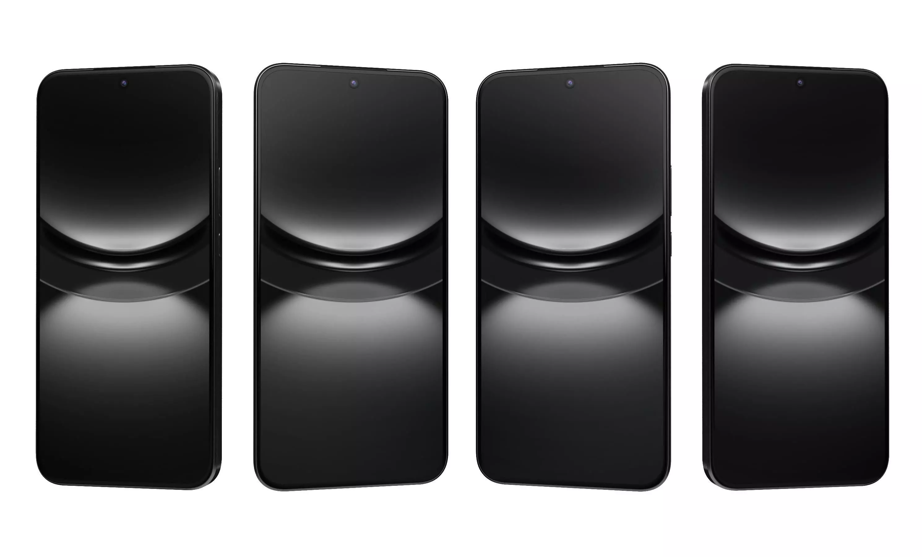 Huawei Nova 12 Lite Black High Poly 3D model_3