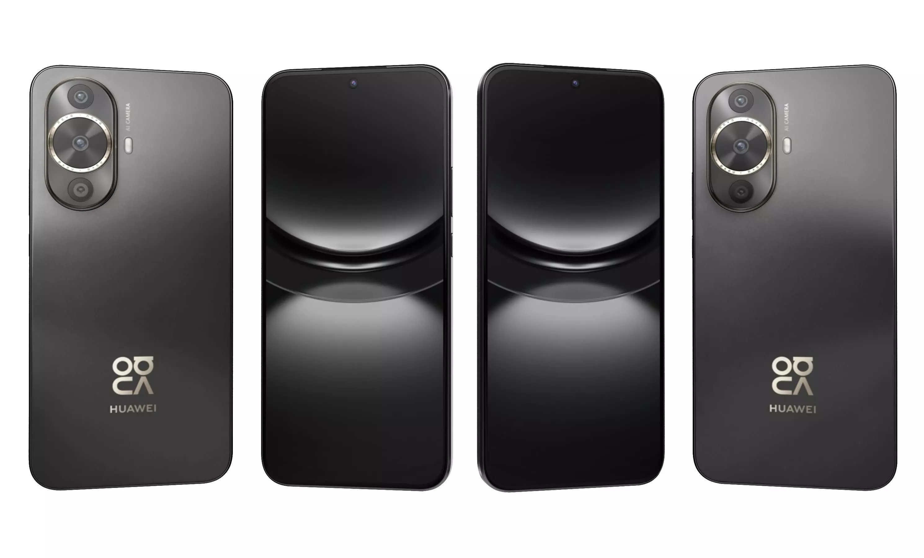 Huawei Nova 12 Lite Black High Poly 3D model_0