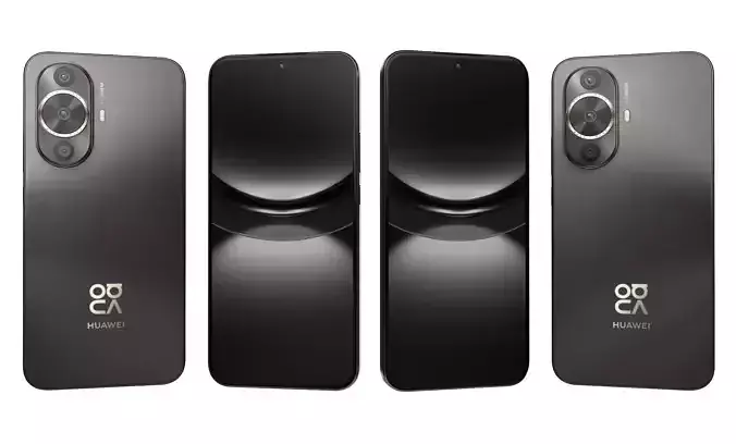 Huawei Nova 12 Lite Black High Poly 3D model