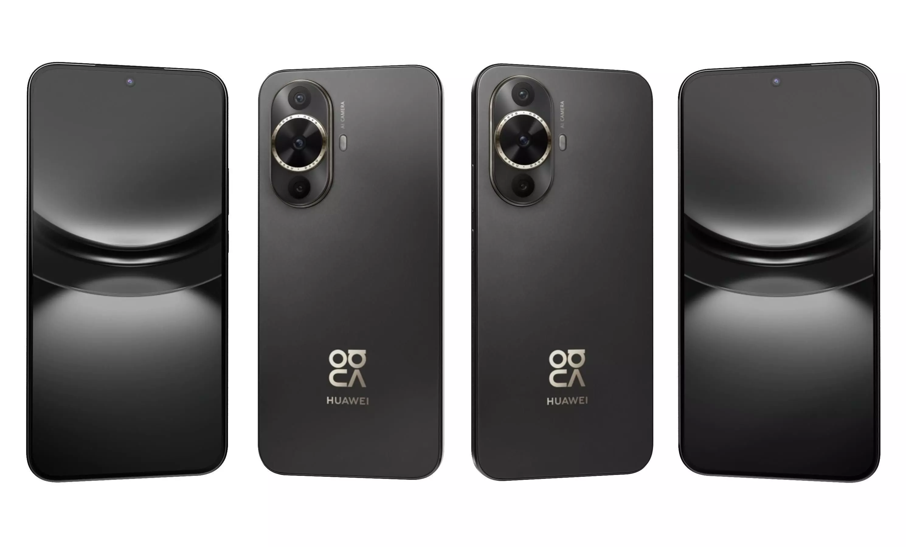 Huawei Nova 12 Lite Black High Poly 3D model_2