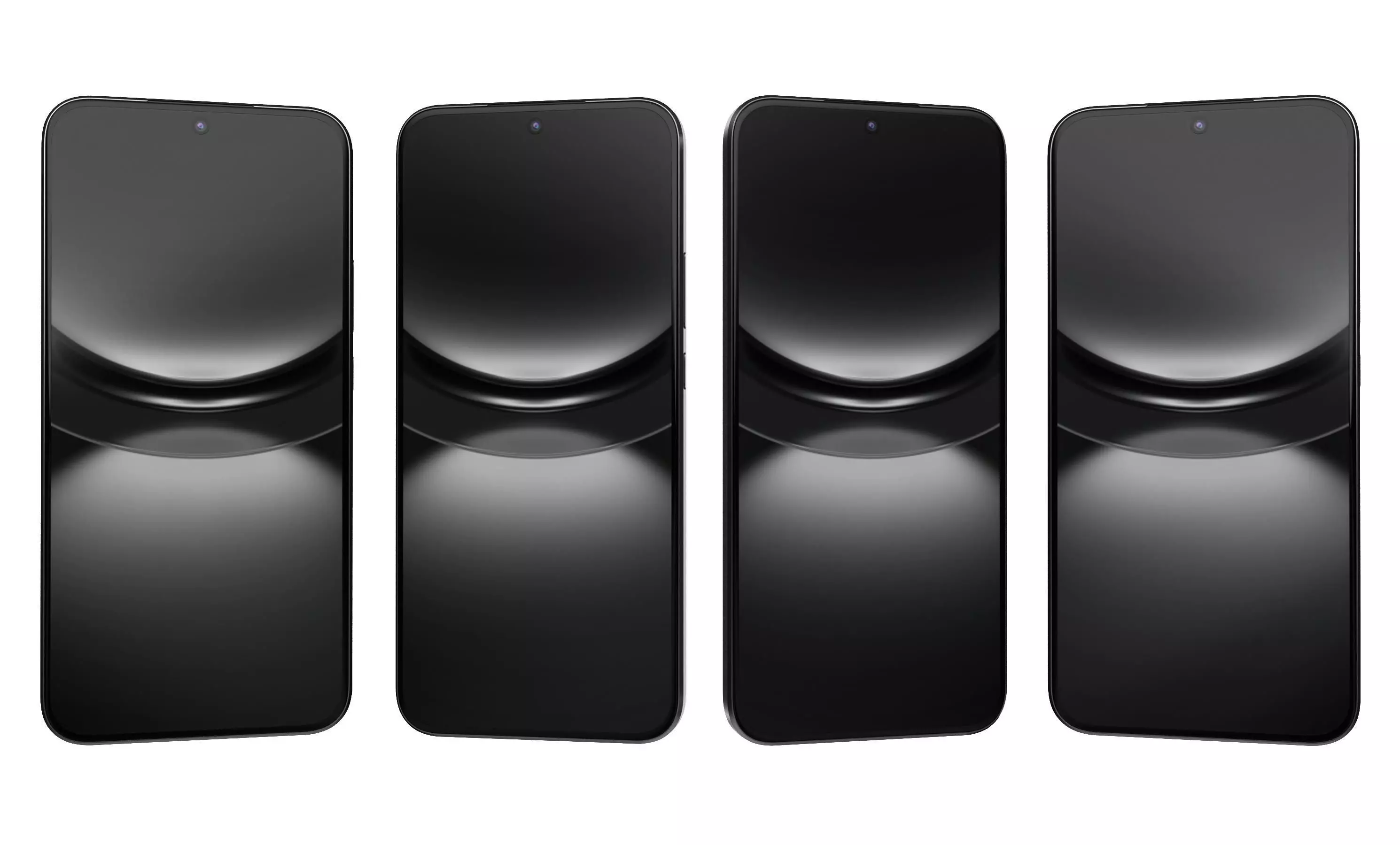 Huawei Nova 12 Lite Black High Poly 3D model_4