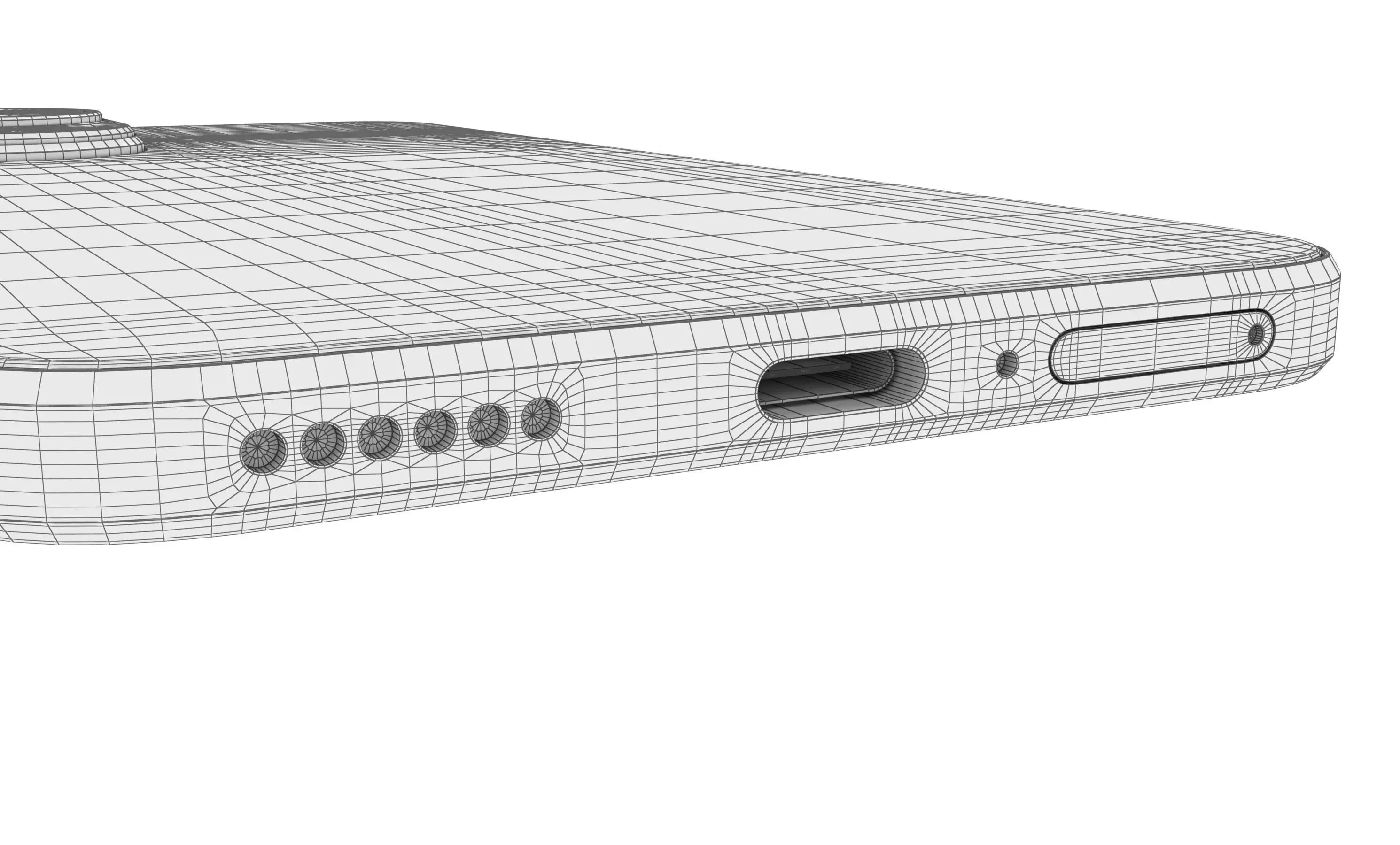 Huawei Nova 12 Lite Black High Poly 3D model_27