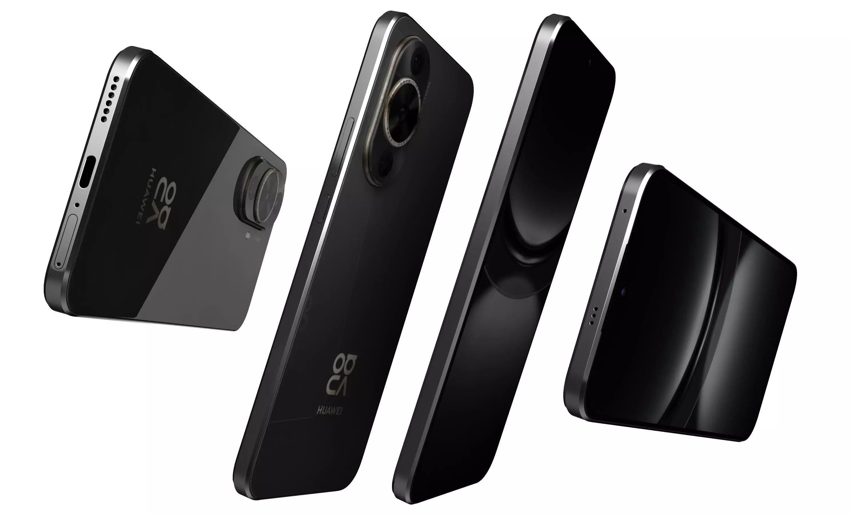 Huawei Nova 12 Lite Black High Poly 3D model_12