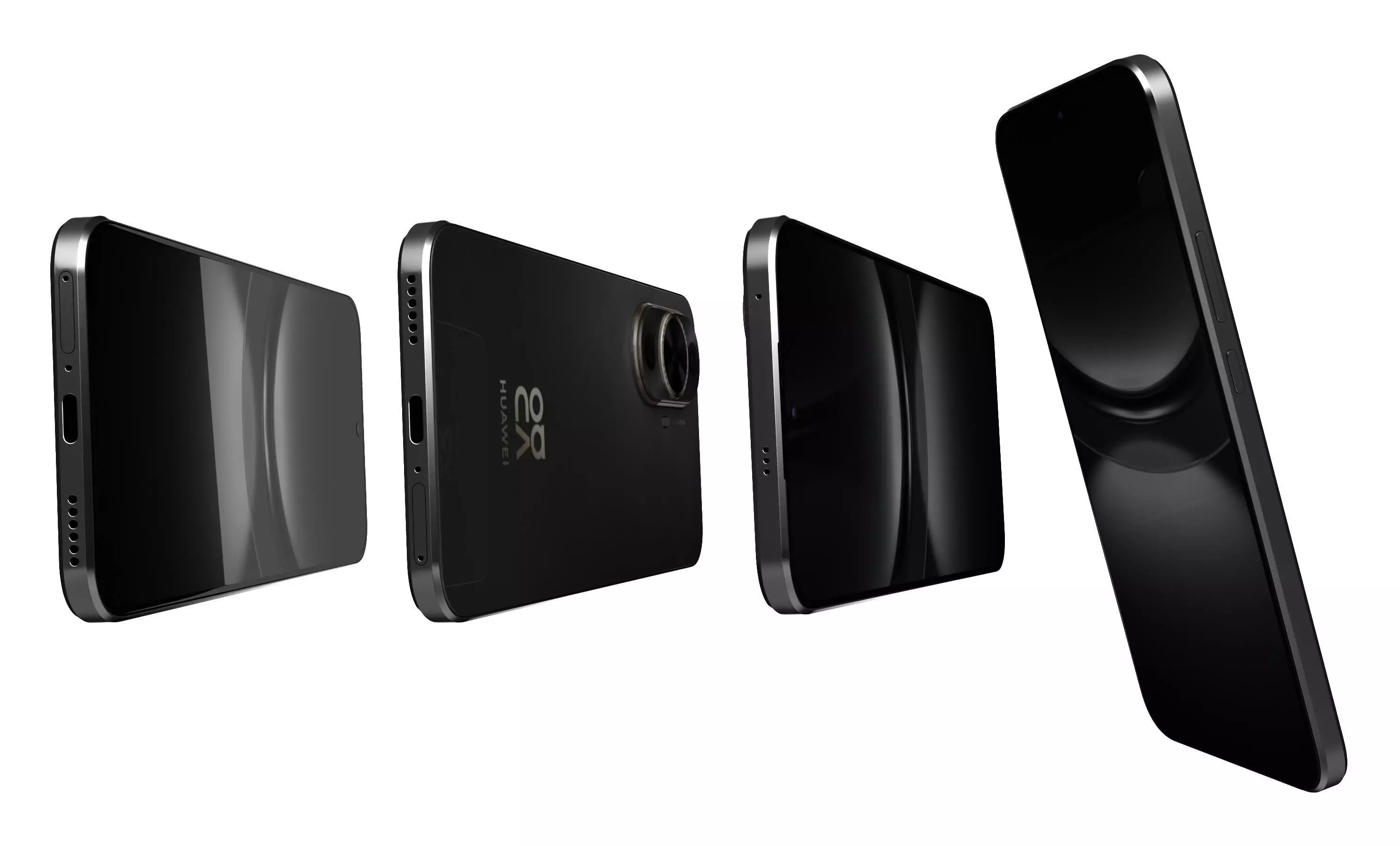 Huawei Nova 12 Lite Black High Poly 3D model_13