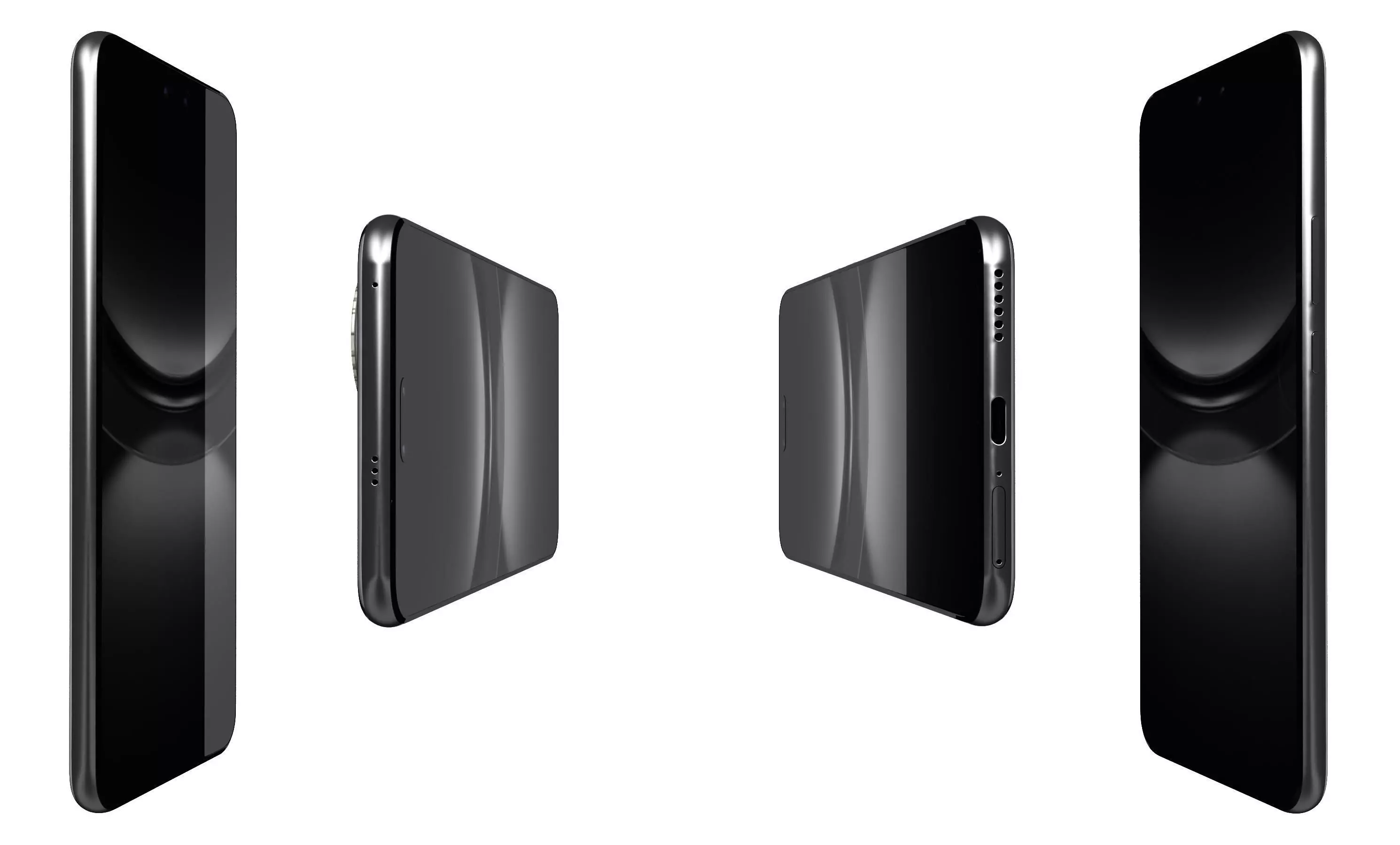 Huawei Nova 12 Pro Black High Poly 3D model_1