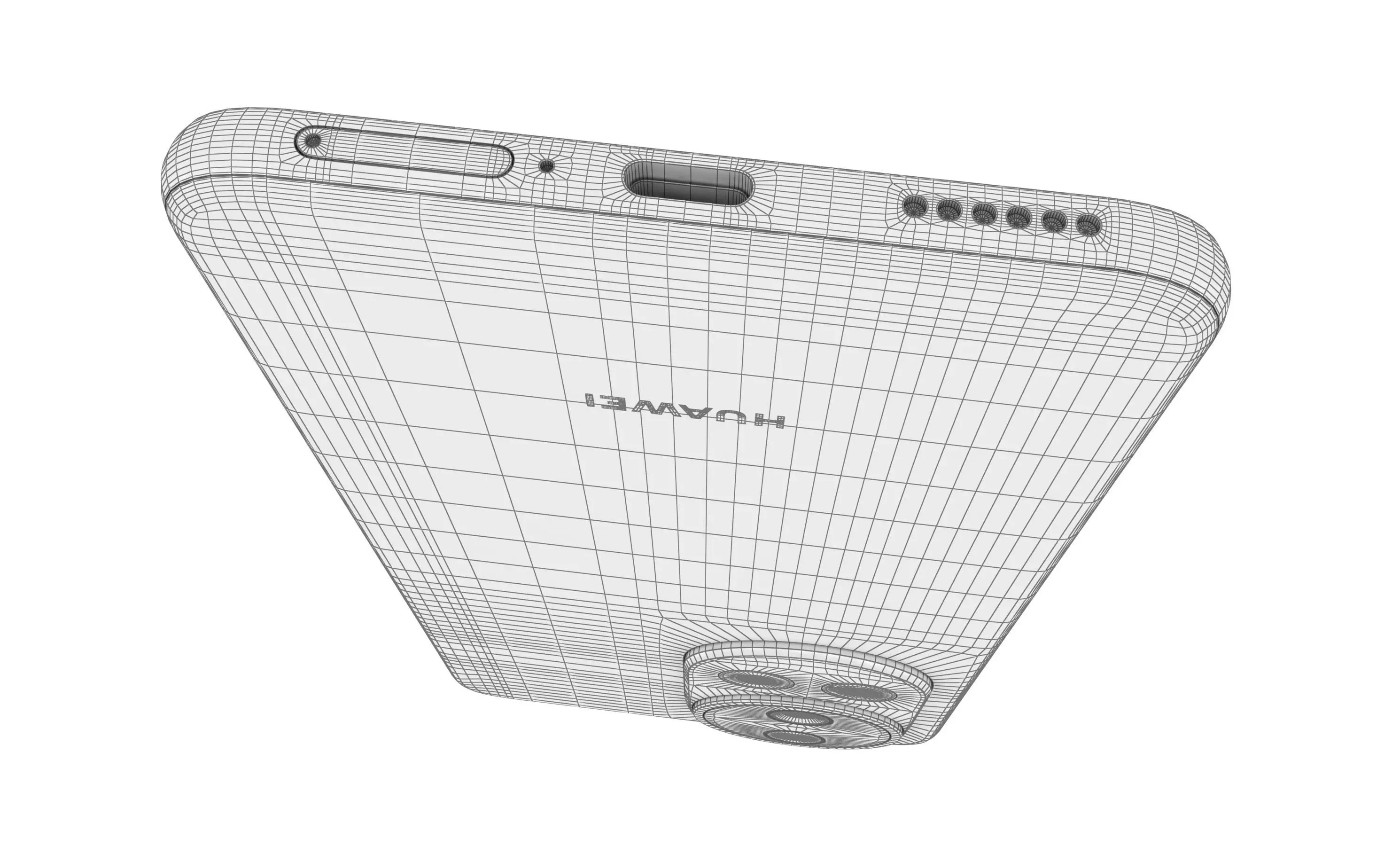 Huawei Nova 12 Pro Black High Poly 3D model_14