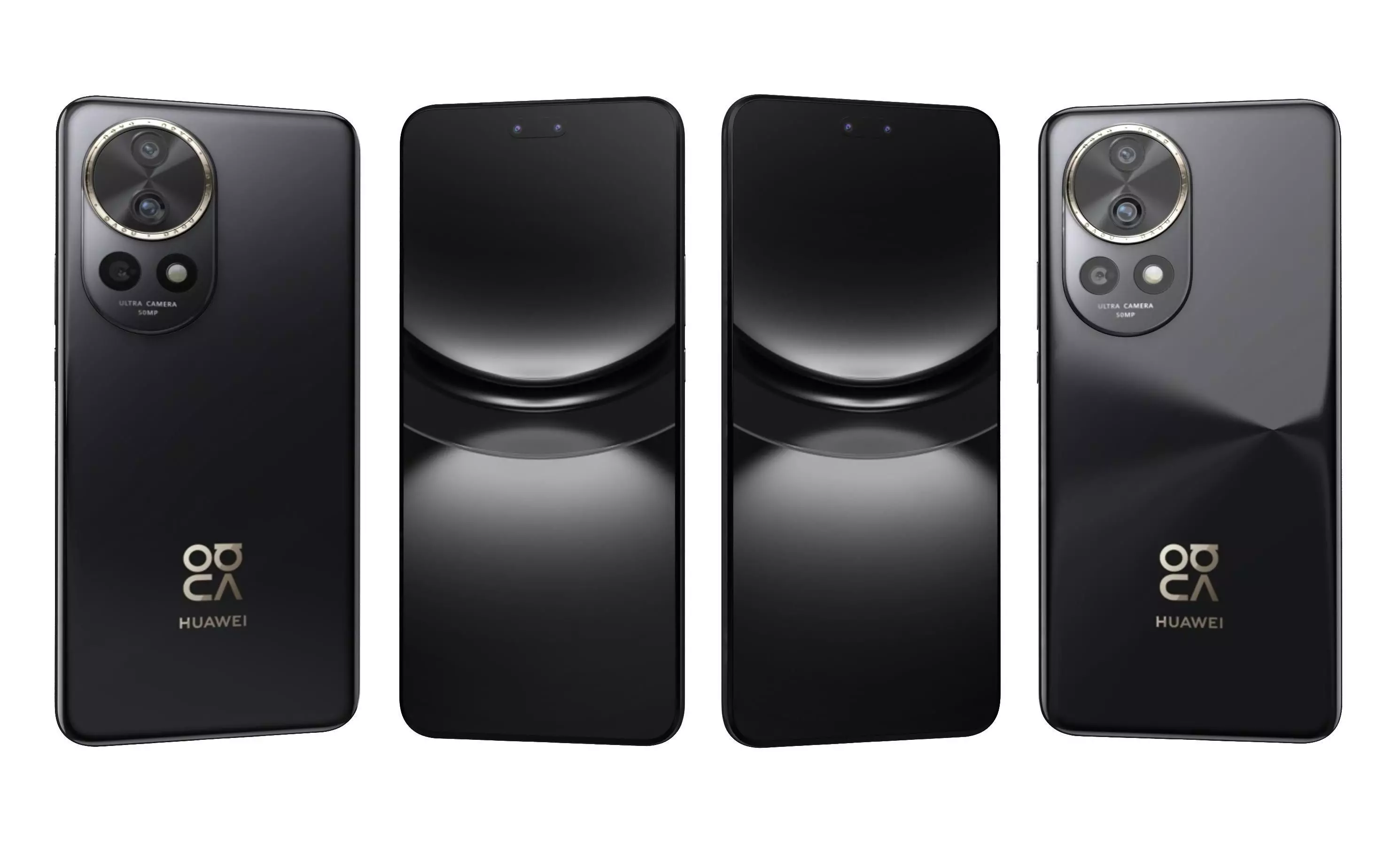 Huawei Nova 12 Pro Black High Poly 3D model_0