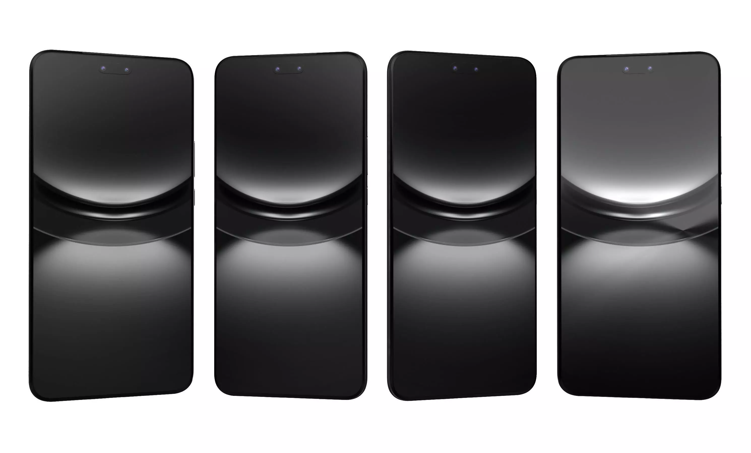 Huawei Nova 12 Pro Black High Poly 3D model_10