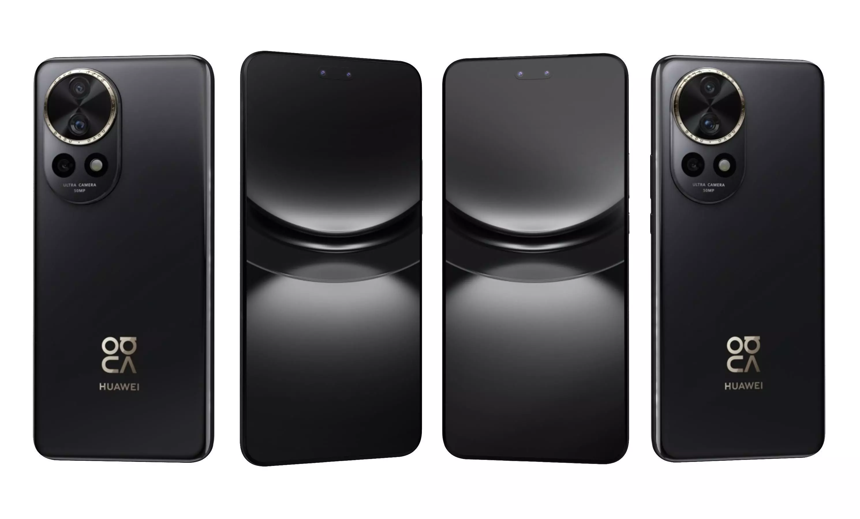 Huawei Nova 12 Pro Black High Poly 3D model_27