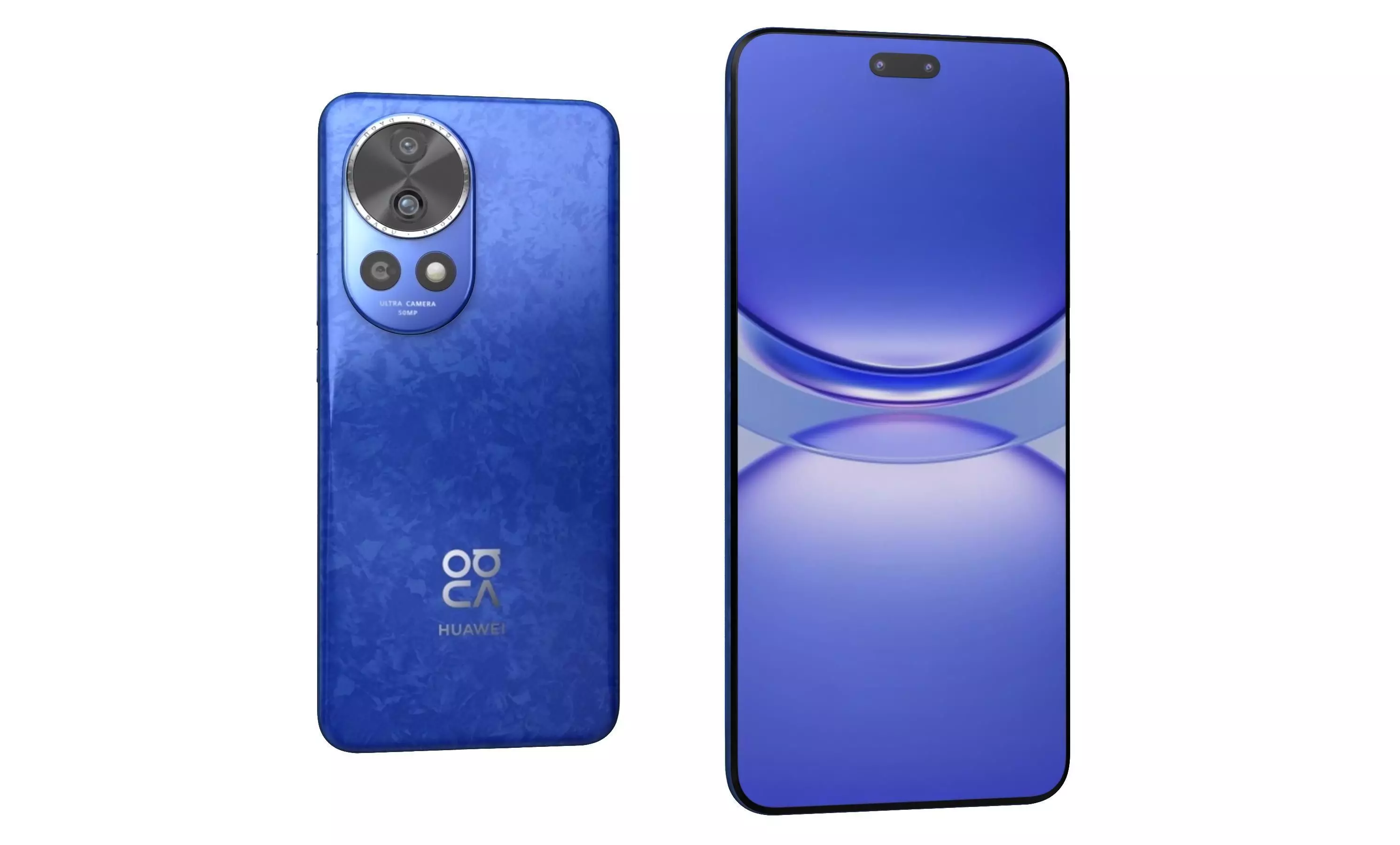 Huawei Nova 12 Pro Blue High Poly 3D model_2