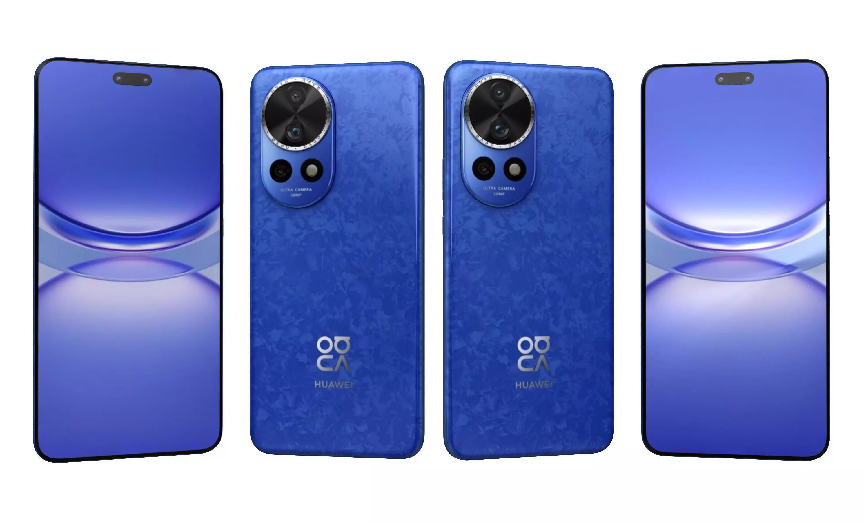 Huawei Nova 12 Pro Blue High Poly 3D model_5