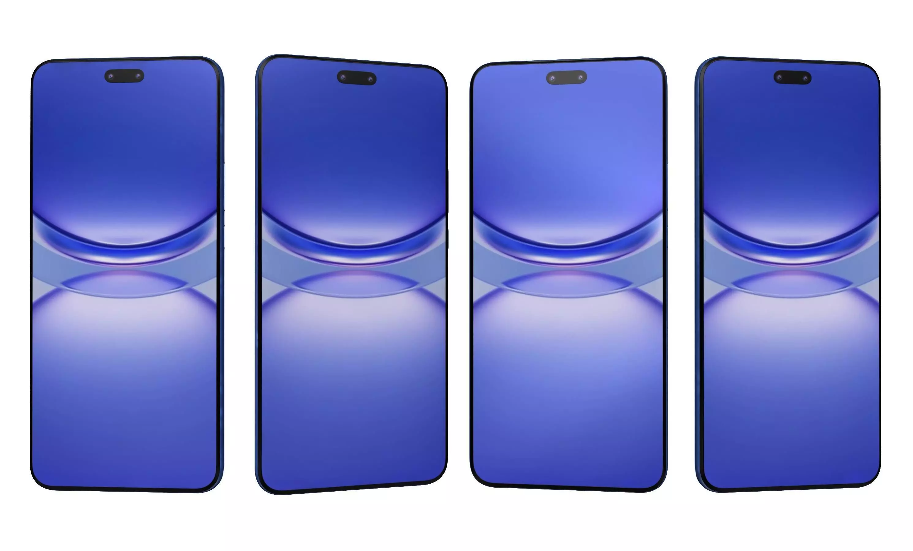 Huawei Nova 12 Pro Blue High Poly 3D model_22