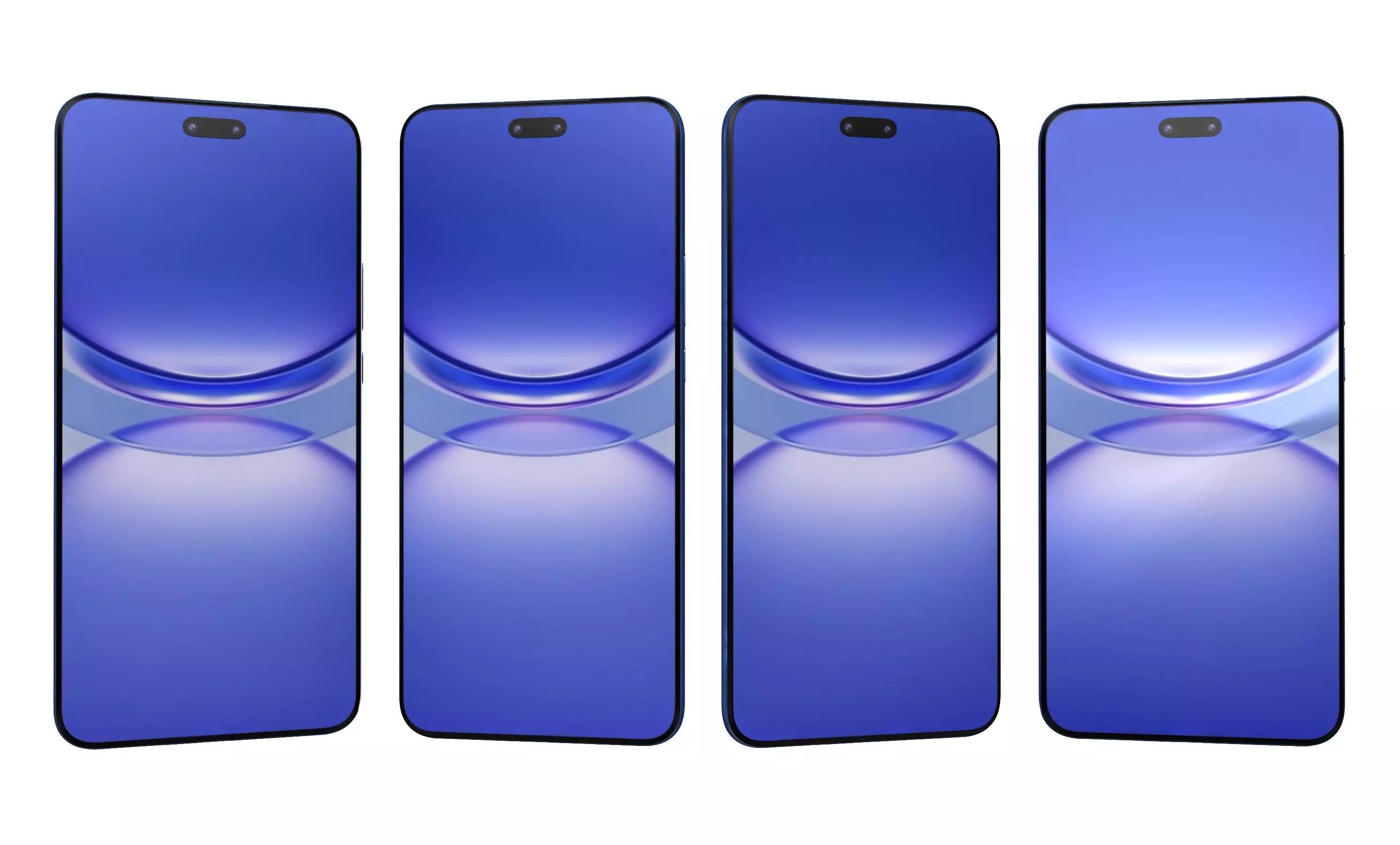 Huawei Nova 12 Pro Blue High Poly 3D model_3