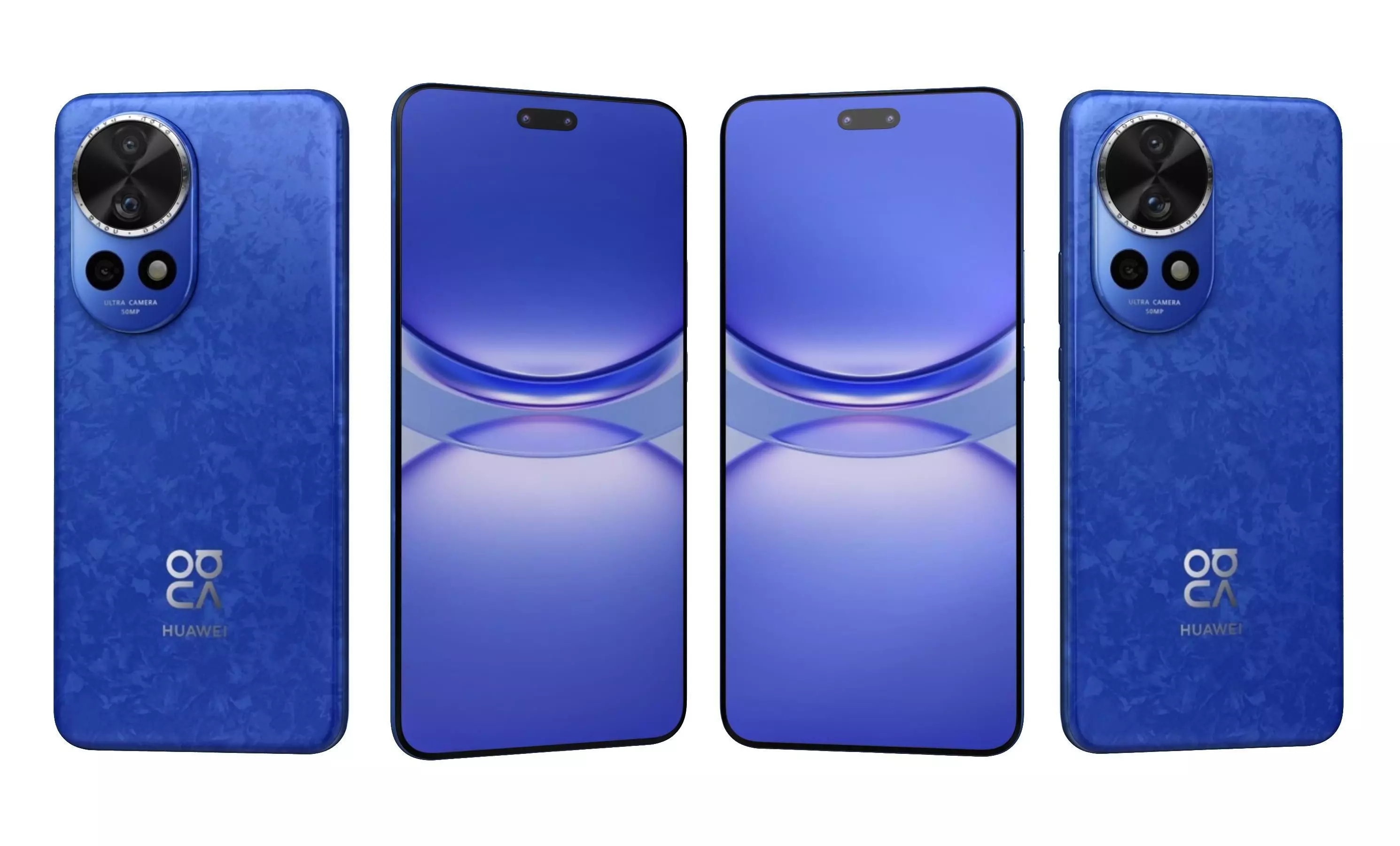 Huawei Nova 12 Pro Blue High Poly 3D model_20