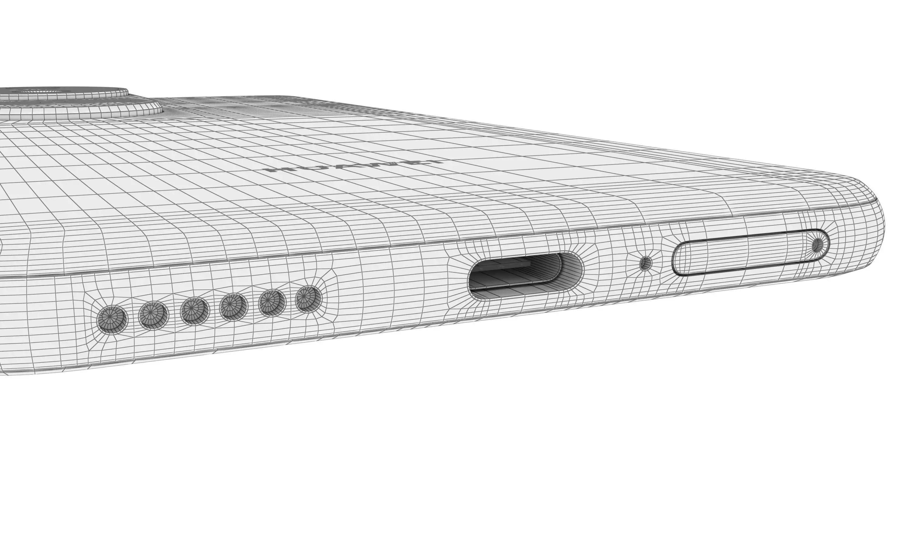 Huawei Nova 12 Pro Blue High Poly 3D model_29