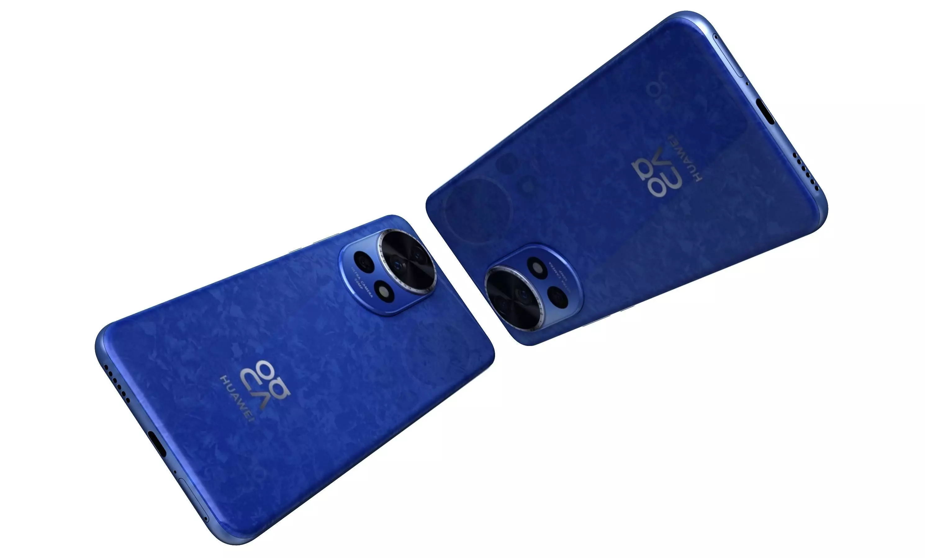 Huawei Nova 12 Pro Blue High Poly 3D model_11