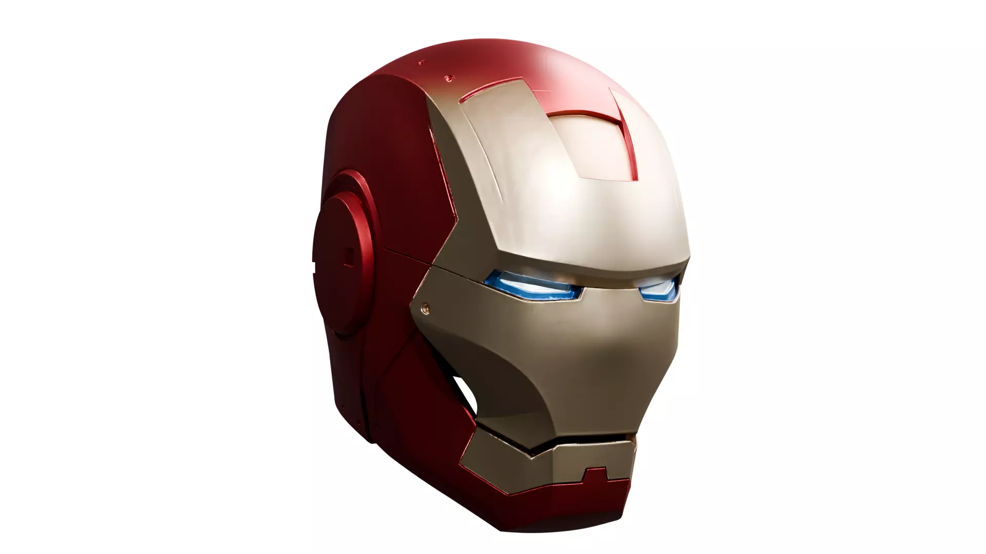 Iron Man Helmet - High-Poly 3D Printable Model 3D print model_4