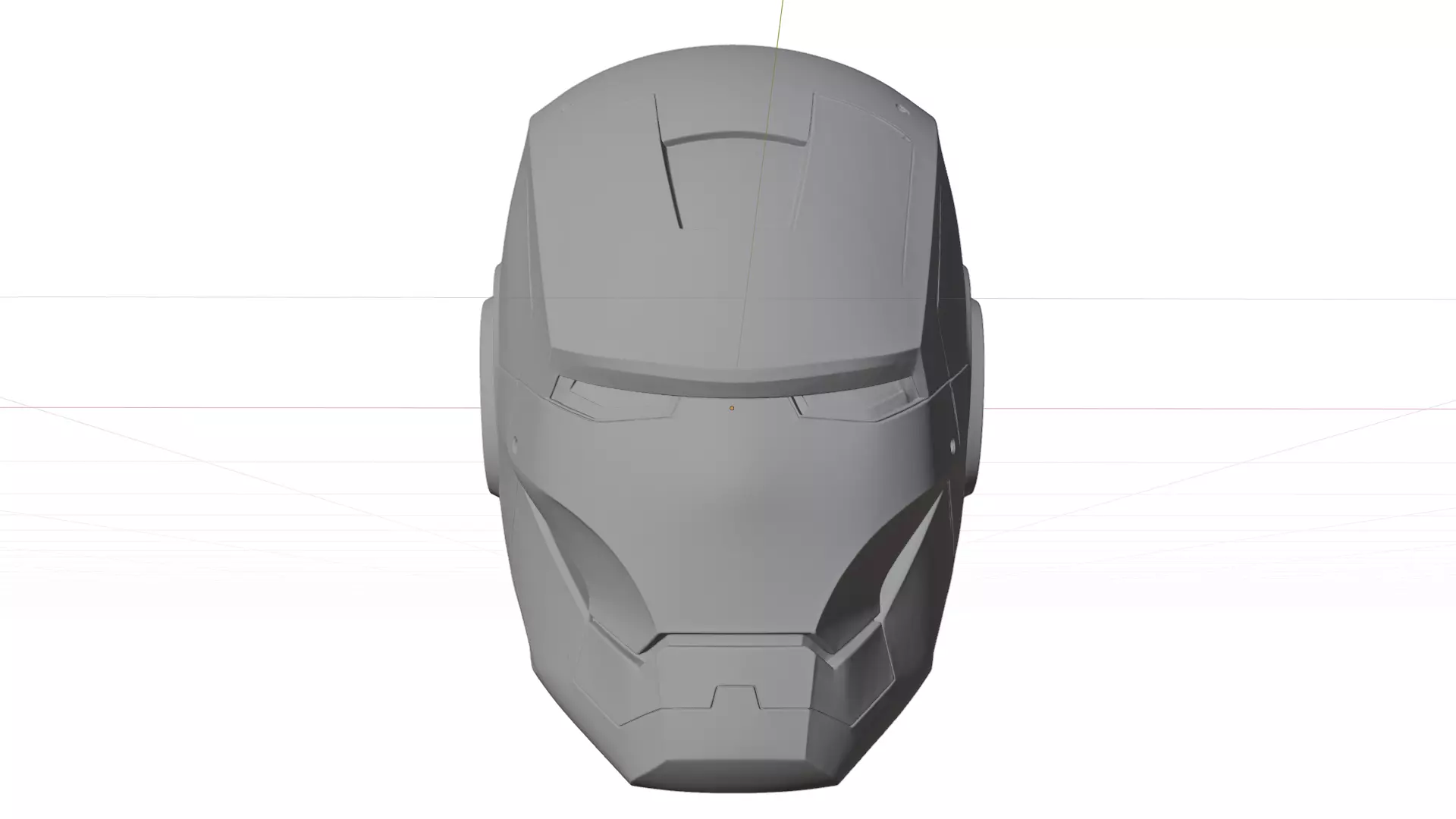 Iron Man Helmet - High-Poly 3D Printable Model 3D print model_9