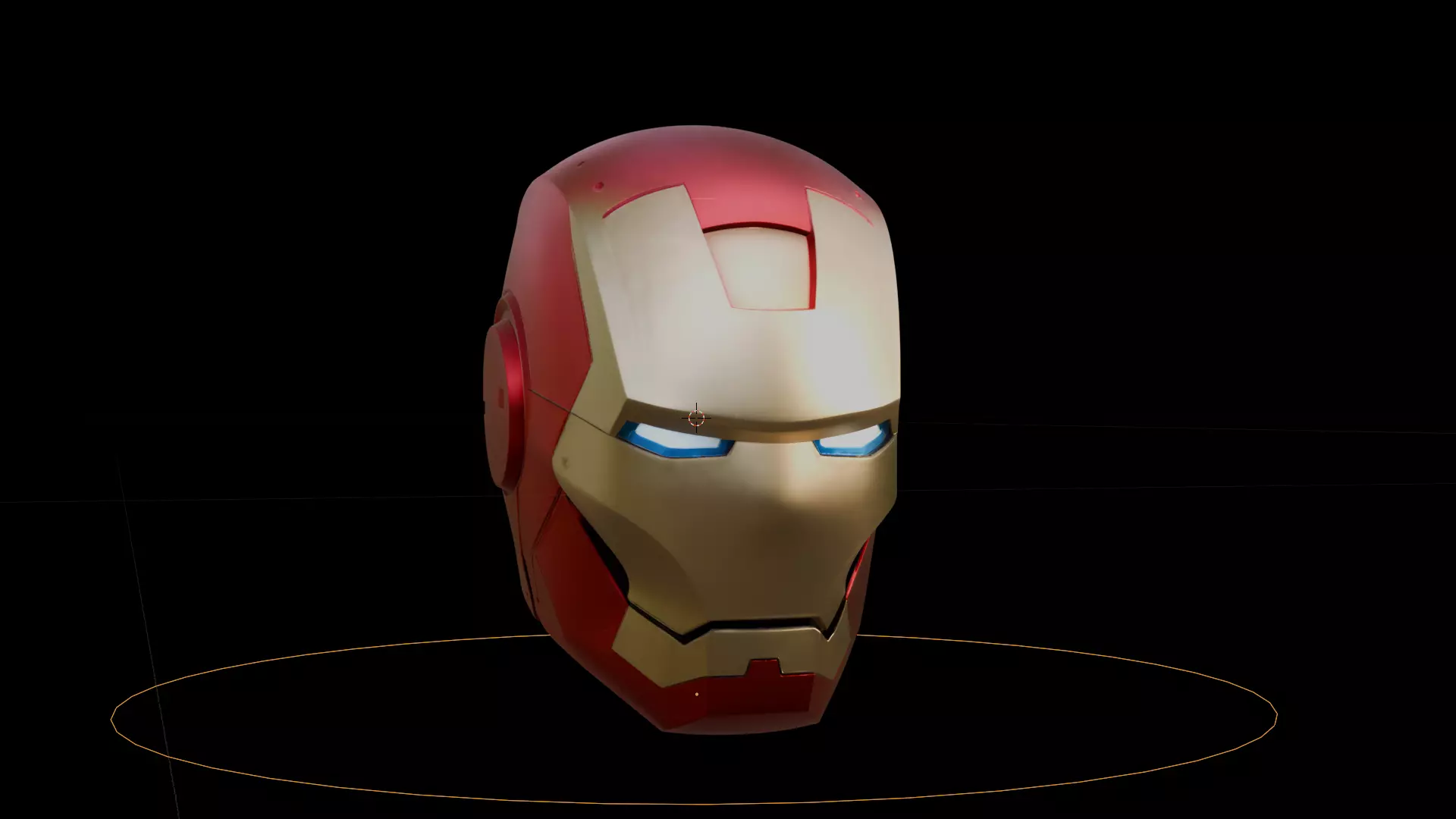 Iron Man Helmet - High-Poly 3D Printable Model 3D print model_13