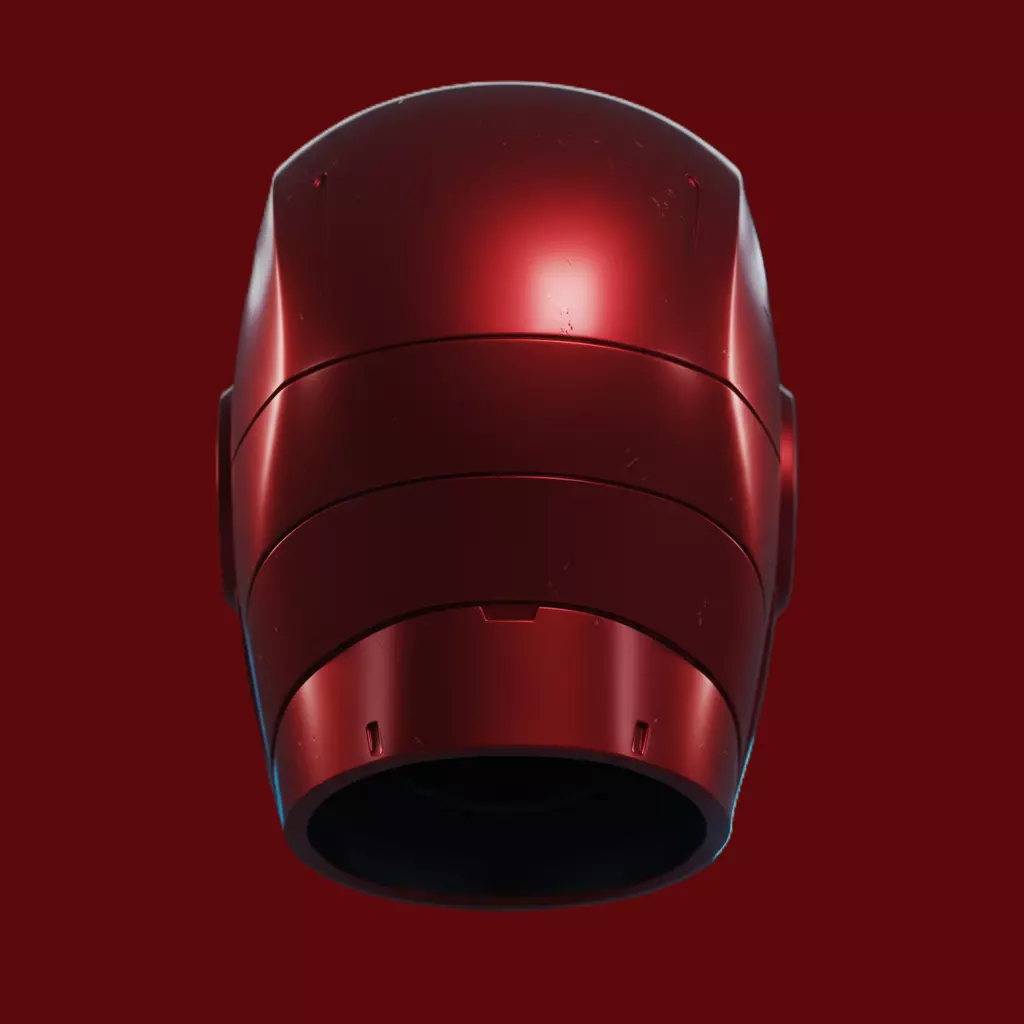 Iron Man Helmet - High-Poly 3D Printable Model 3D print model_3