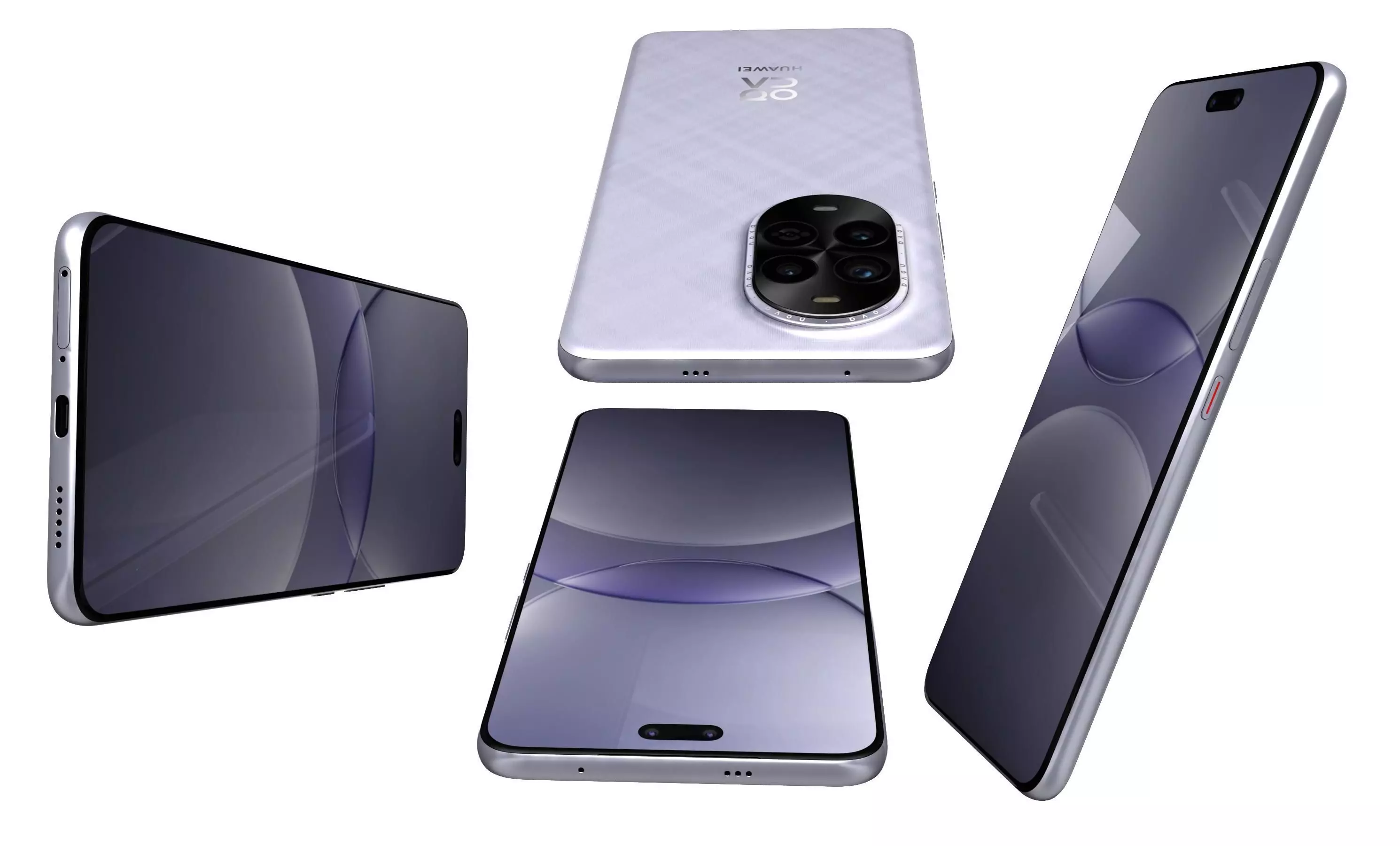 Huawei Nova 13 Pro Feather Sand Purple High Poly 3D model_25