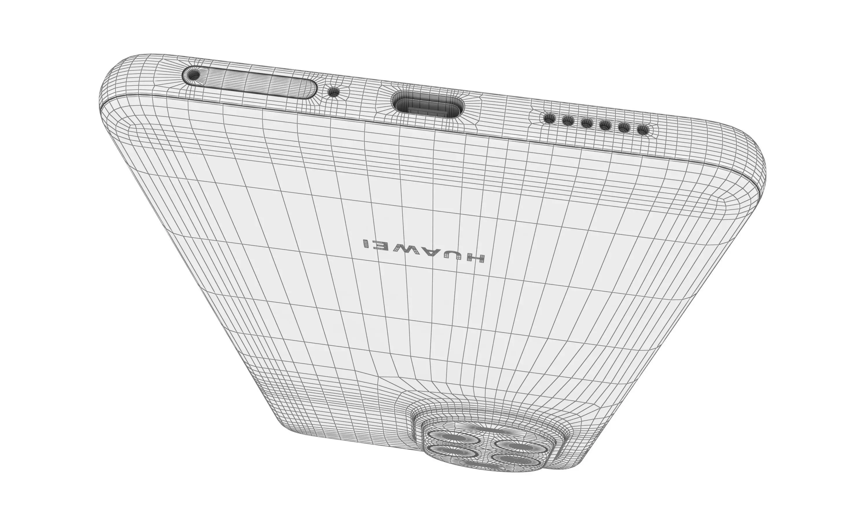 Huawei Nova 13 Pro Feather Sand Purple High Poly 3D model_18