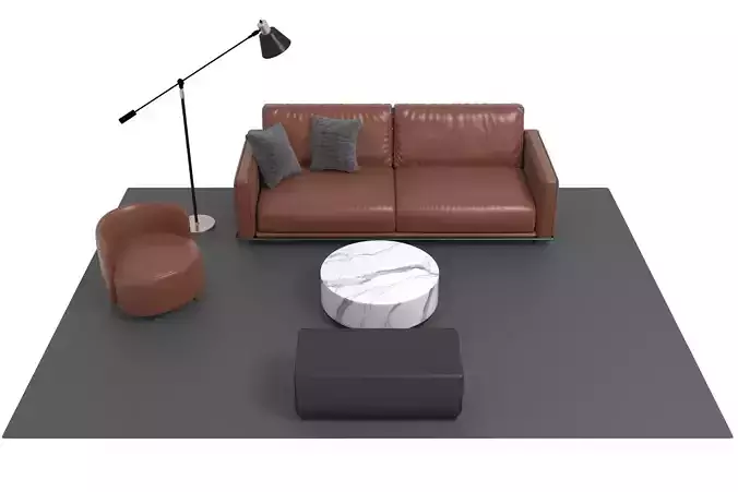 Leather sofa set02