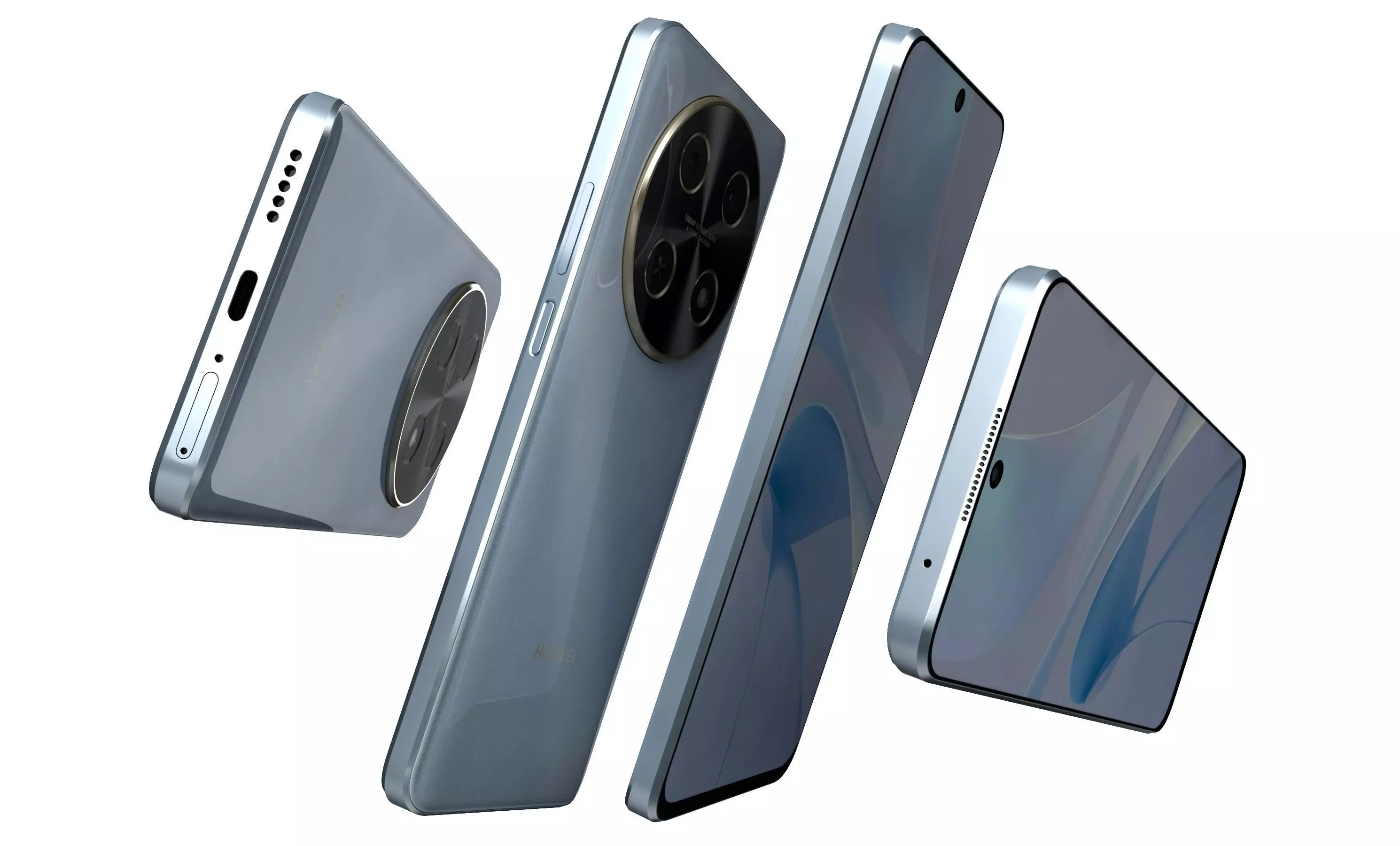 Huawei Nova 13i Blue High Poly 3D model_5