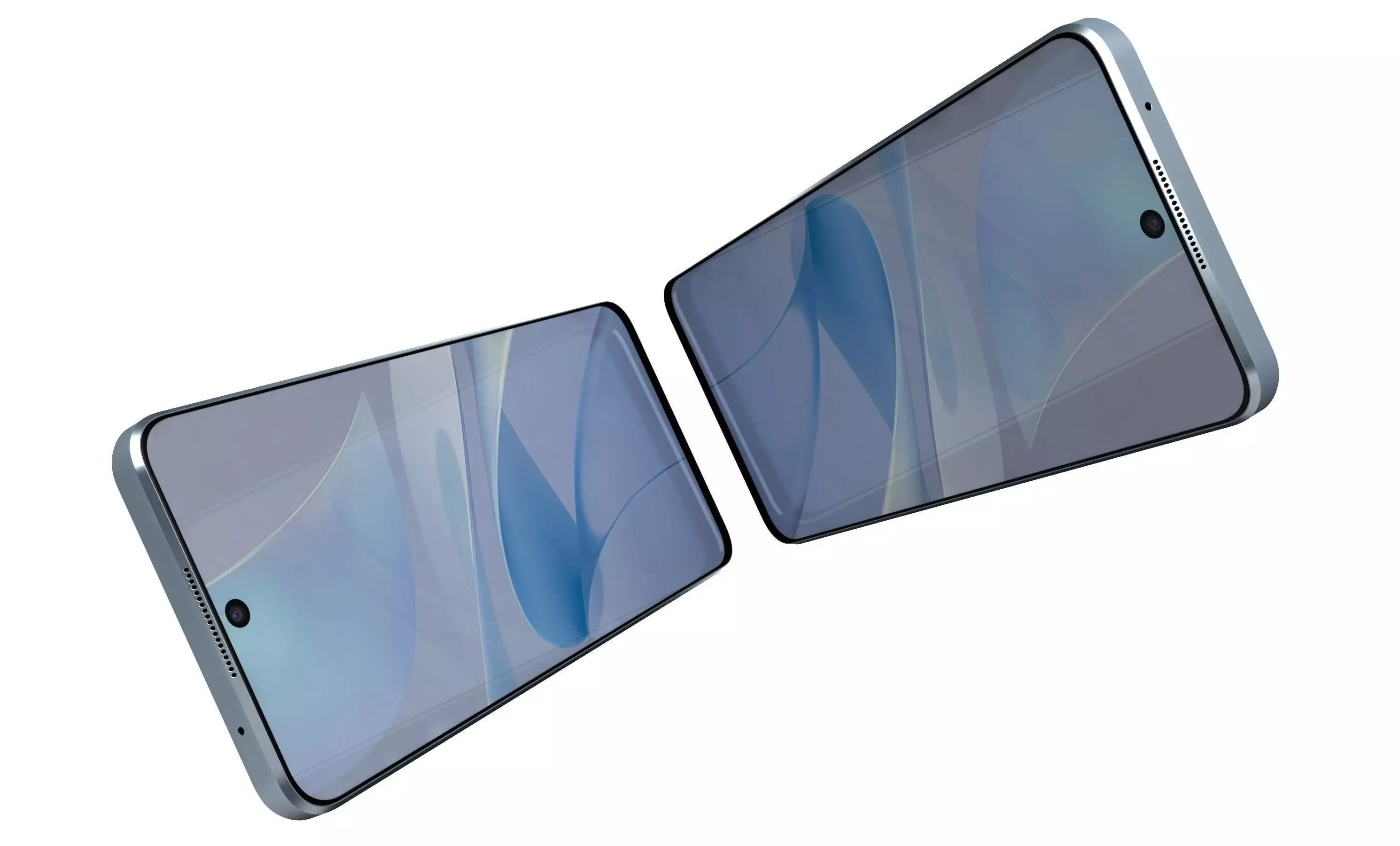 Huawei Nova 13i Blue High Poly 3D model_3