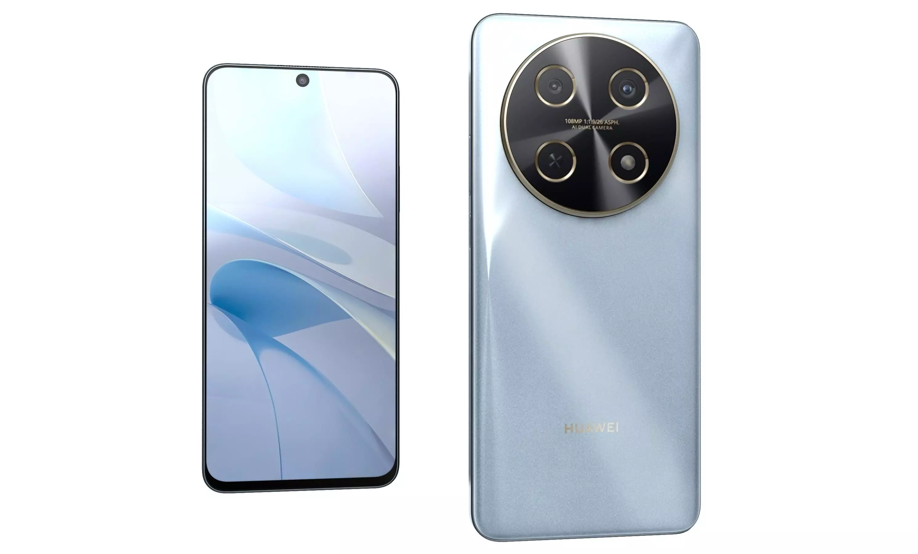 Huawei Nova 13i Blue High Poly 3D model_1