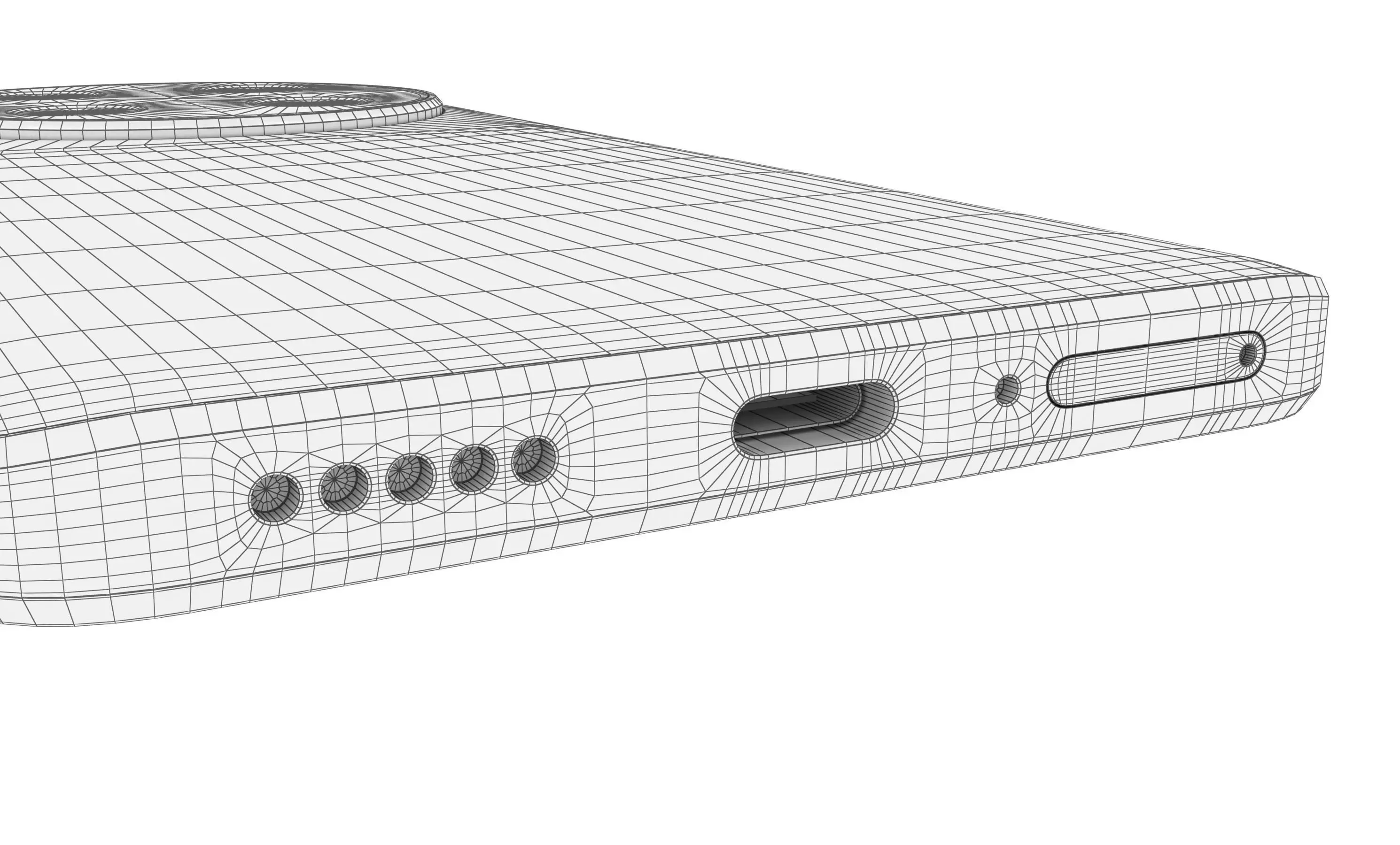 Huawei Nova 13i Blue High Poly 3D model_23