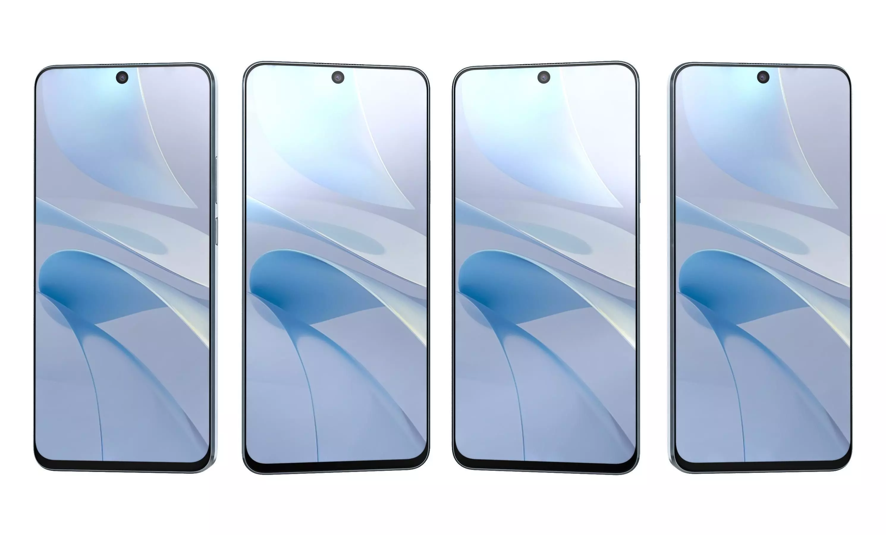 Huawei Nova 13i Blue High Poly 3D model_28