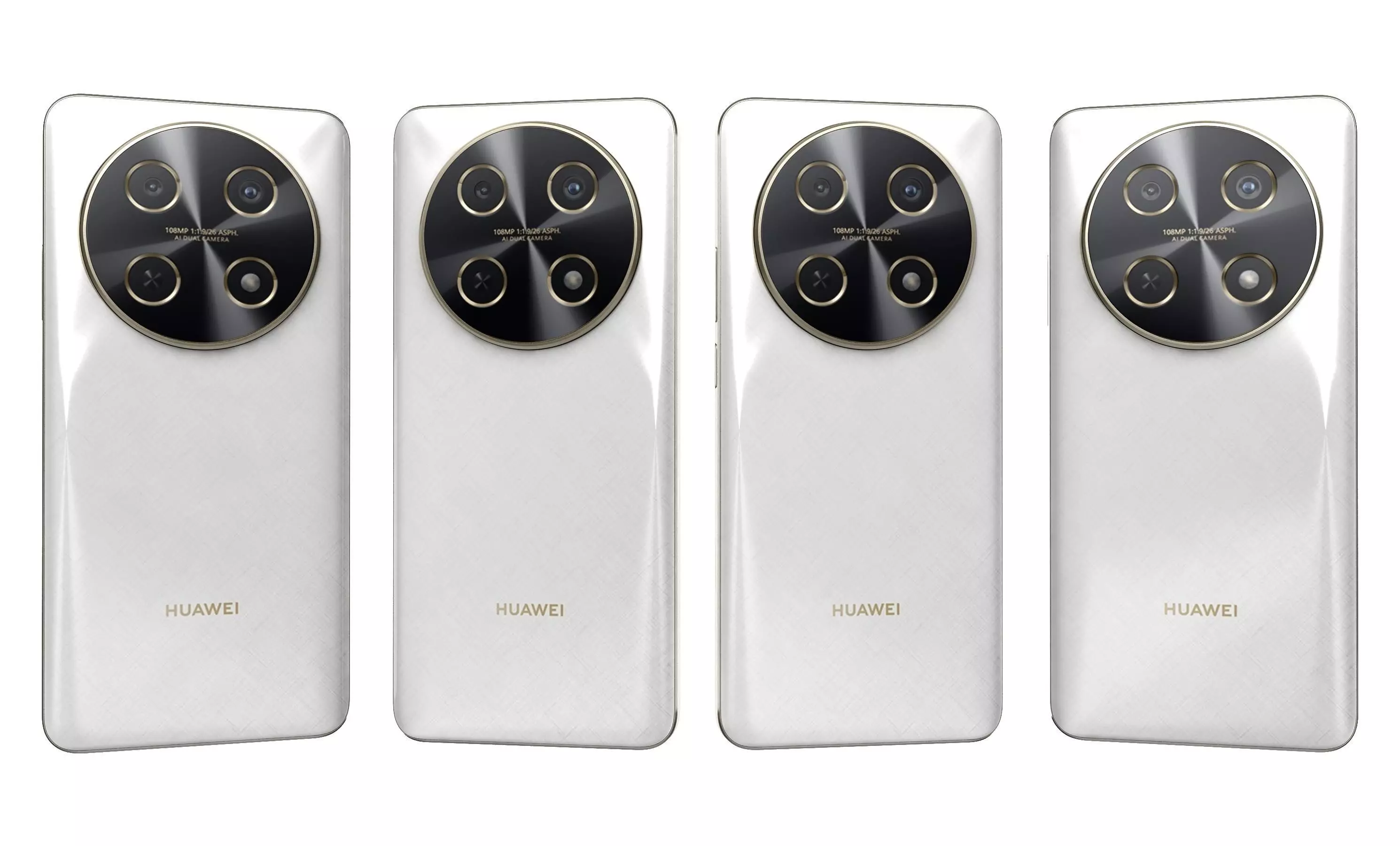 Huawei Nova 13i Blue And White High Poly 3D model_15