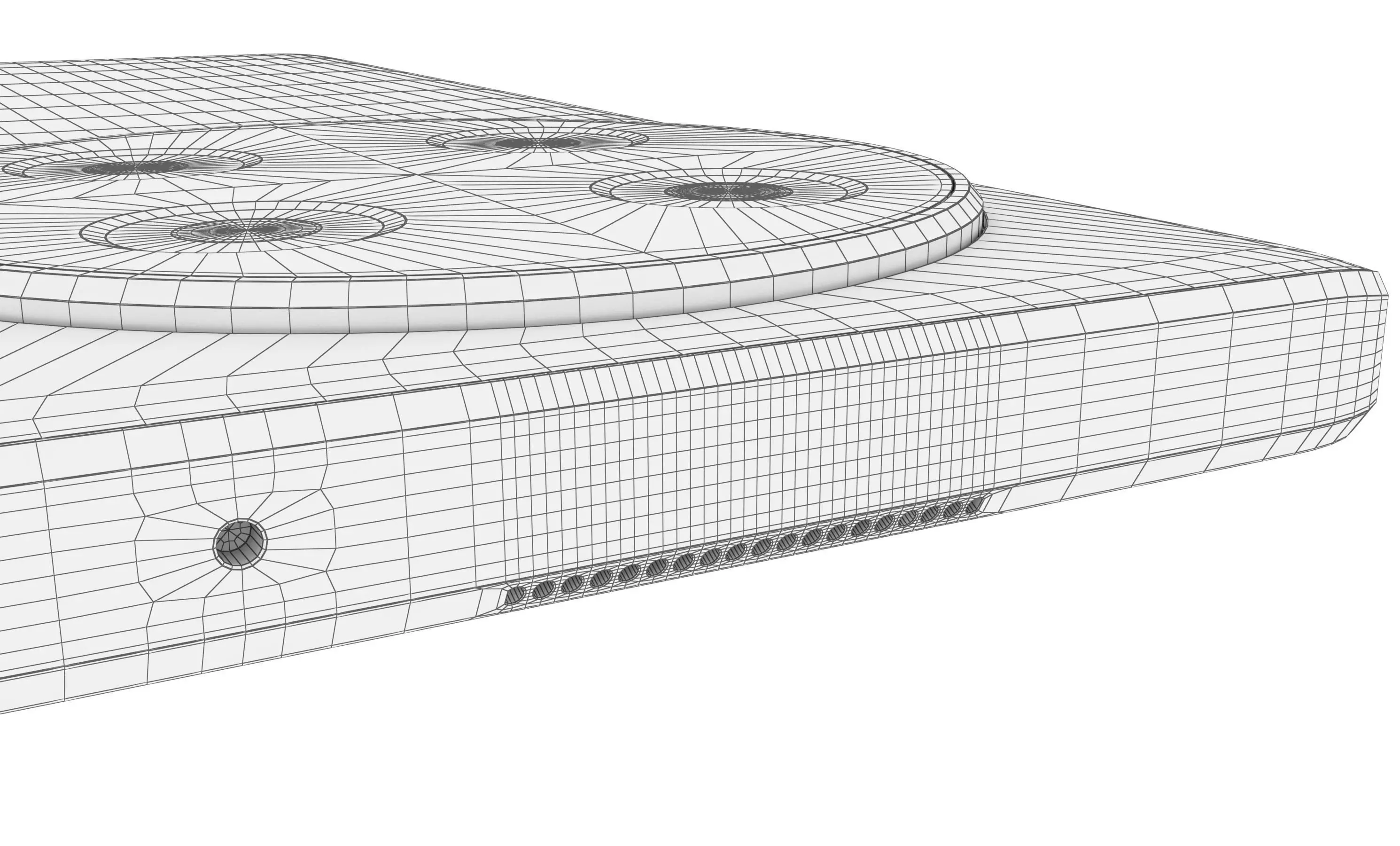 Huawei Nova 13i Blue And White High Poly 3D model_28