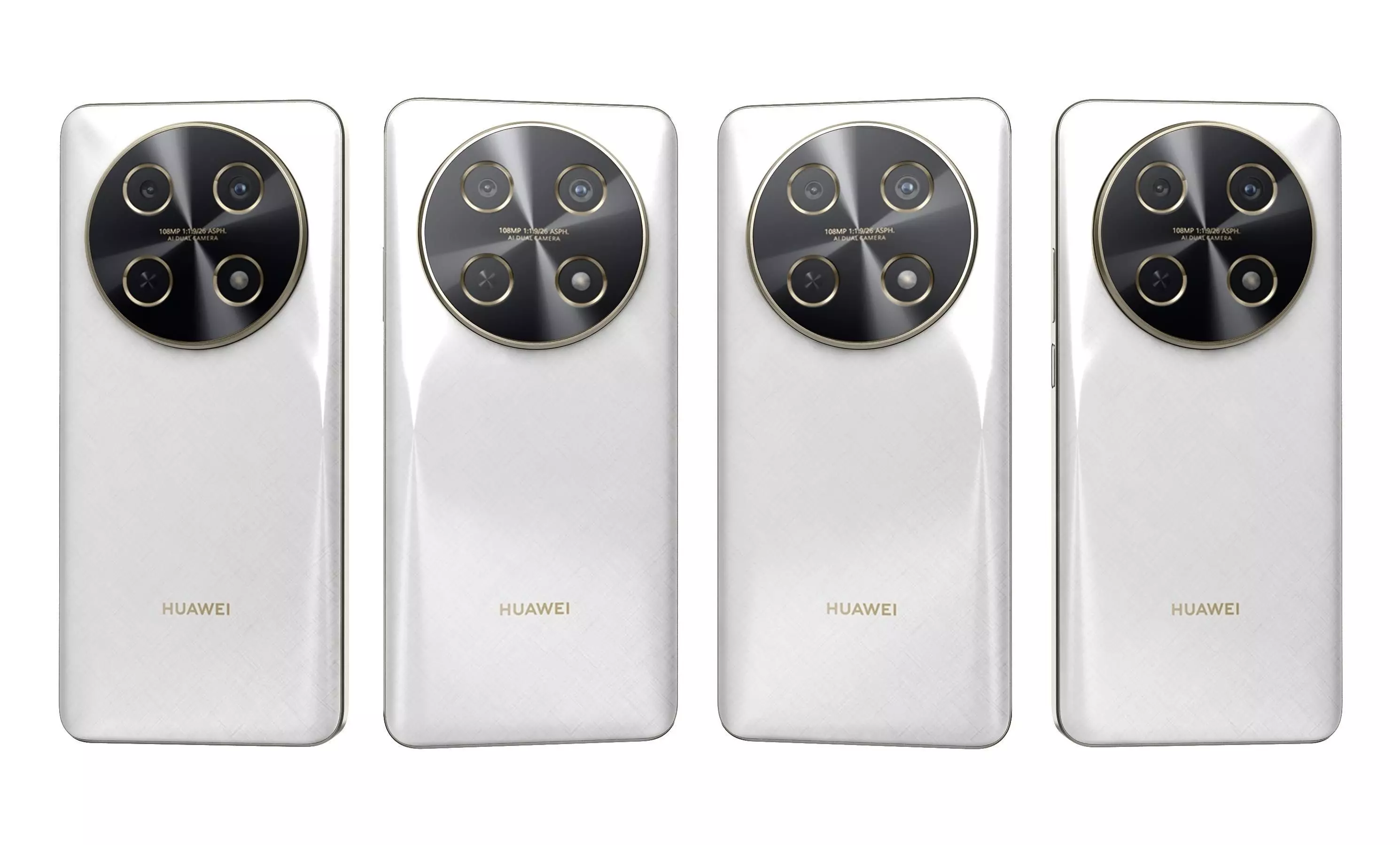 Huawei Nova 13i Blue And White High Poly 3D model_20