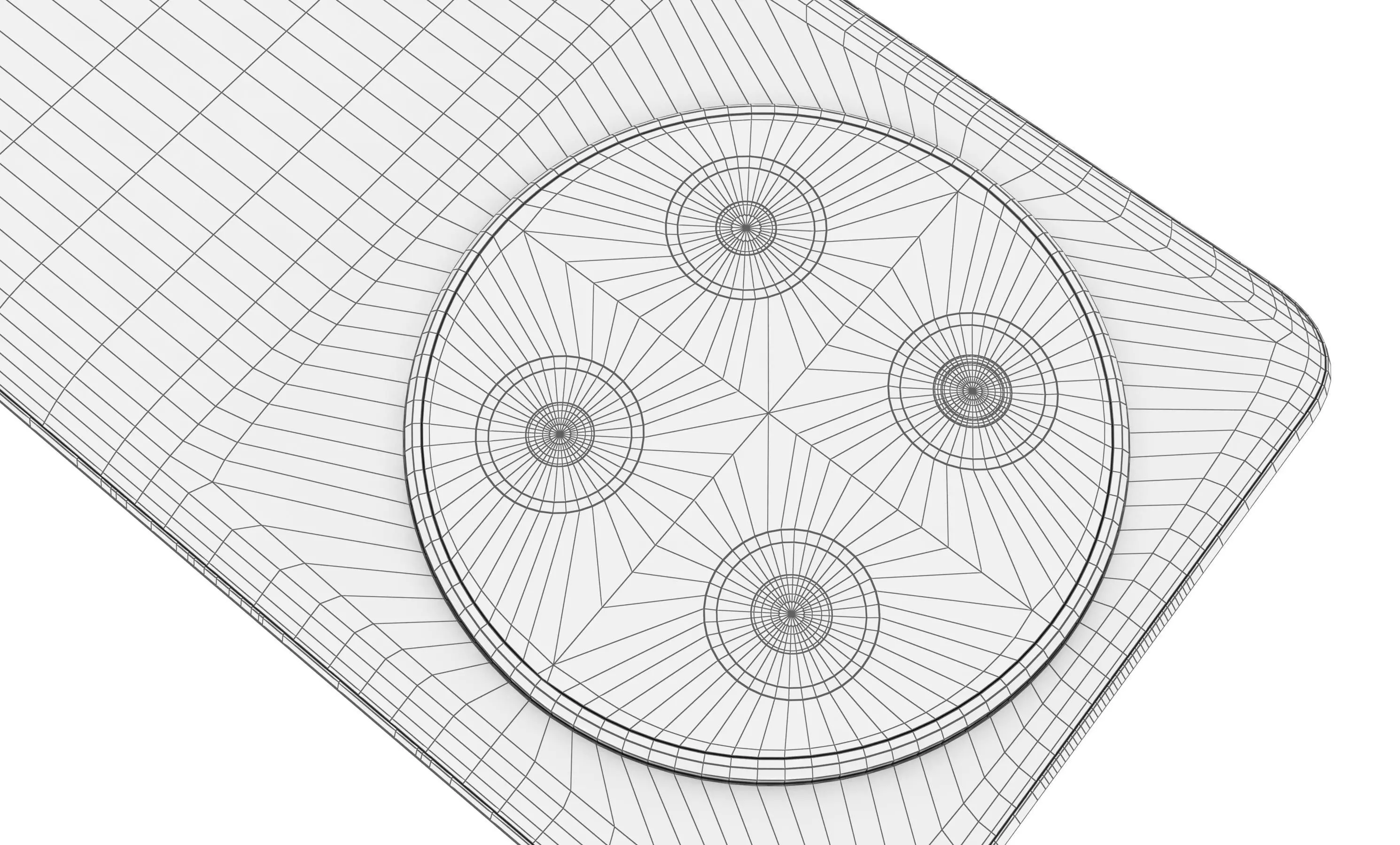 Huawei Nova 13i Blue And White High Poly 3D model_29