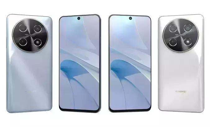 Huawei Nova 13i Blue And White High Poly 3D model