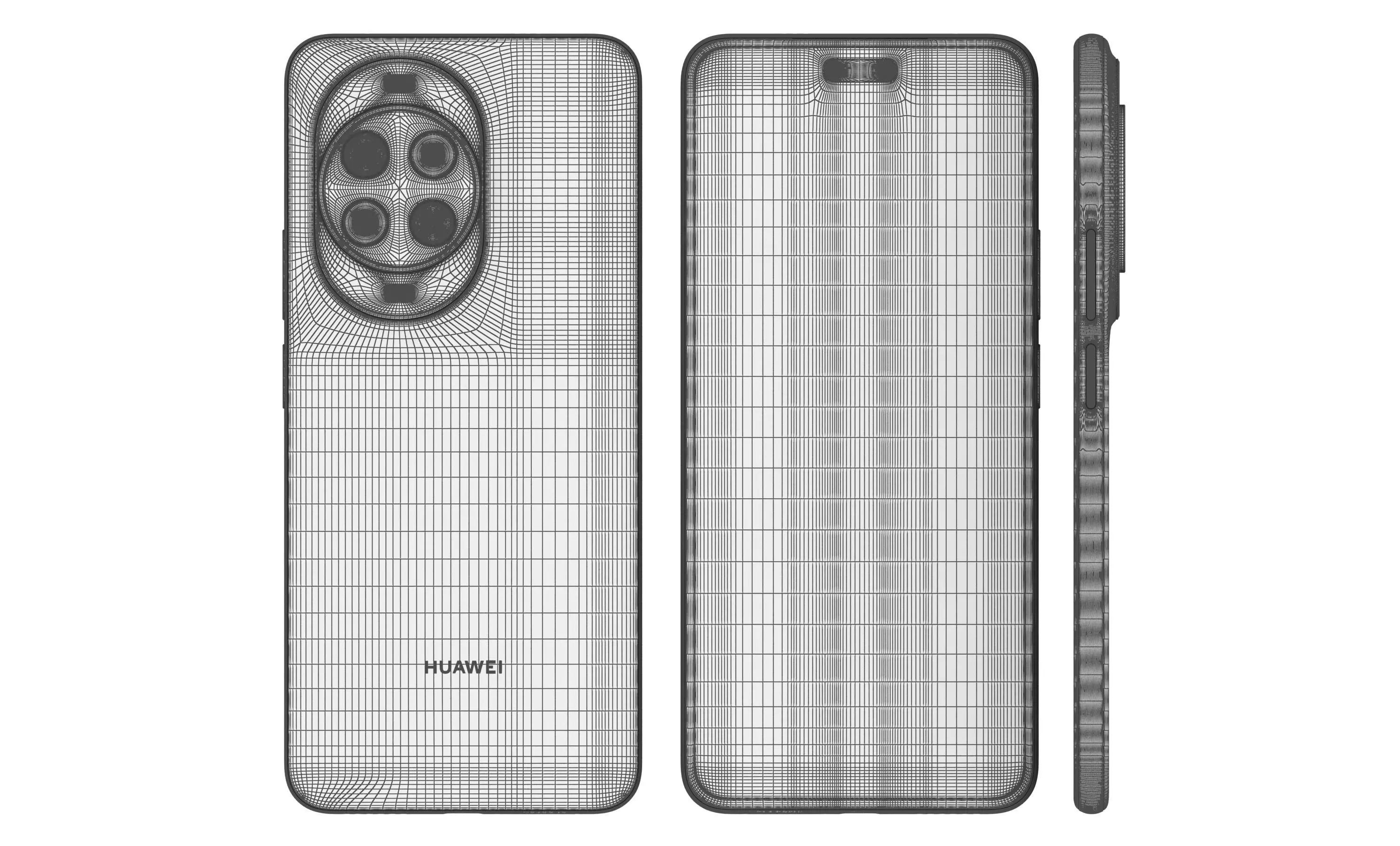 Huawei nova 14 Pro All Colors High Poly 3D model_14