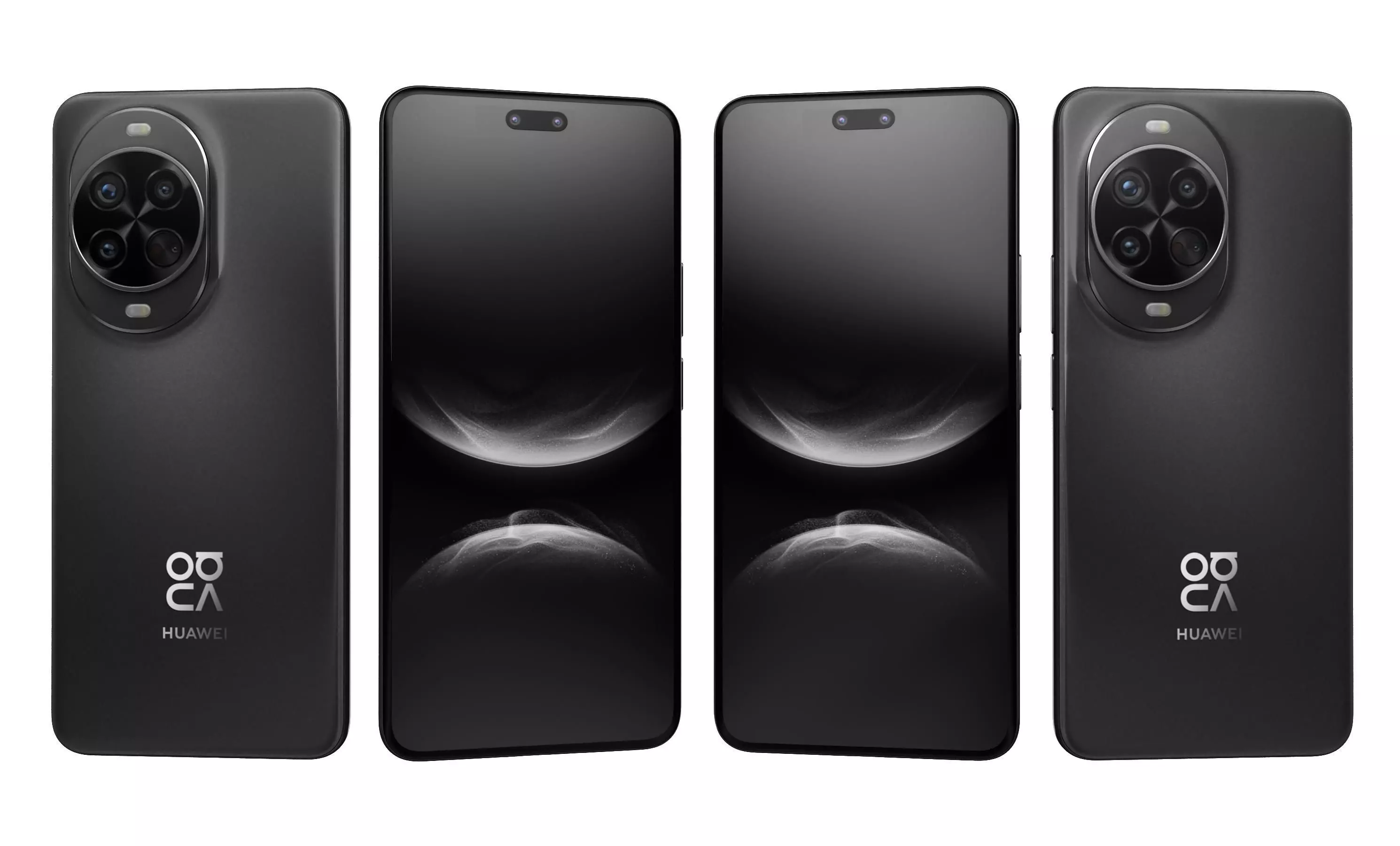 Huawei nova 14 Pro Feather Sand Black High Poly 3D model_27